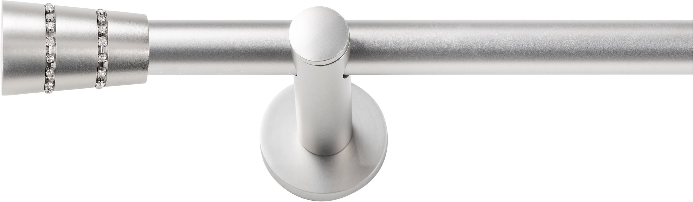 Image of SN DECO GROUP Gardinenstange "Gardinenstange Rennes Ø 19 mm, 1-läufig, Fixmass, verschraubt" Ø 19 mm Fixmass;kürzbar