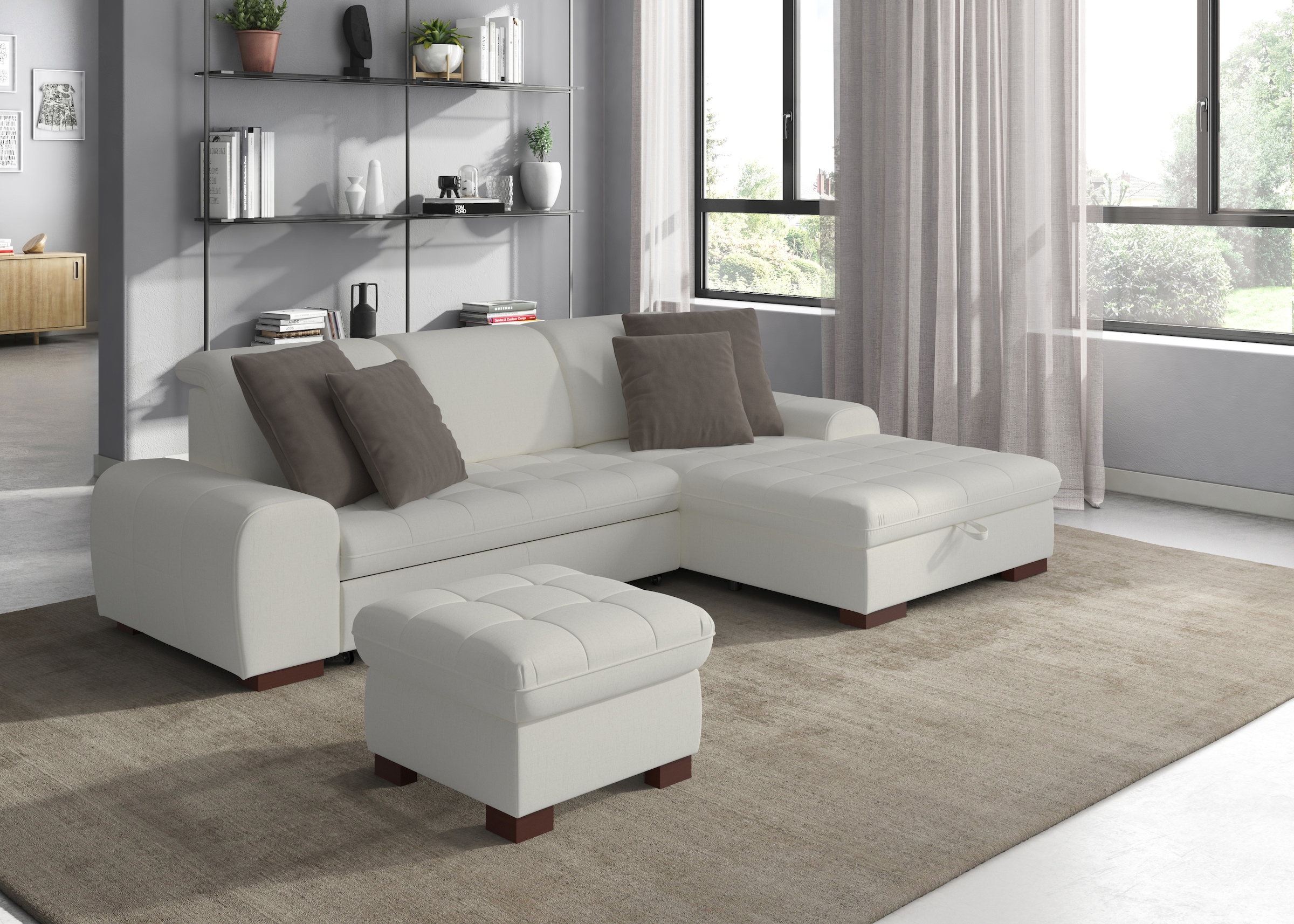 sit&more Tabouret »Luxor« auch erhältlich in dem besonders leicht mit Wasser zu reinigen
