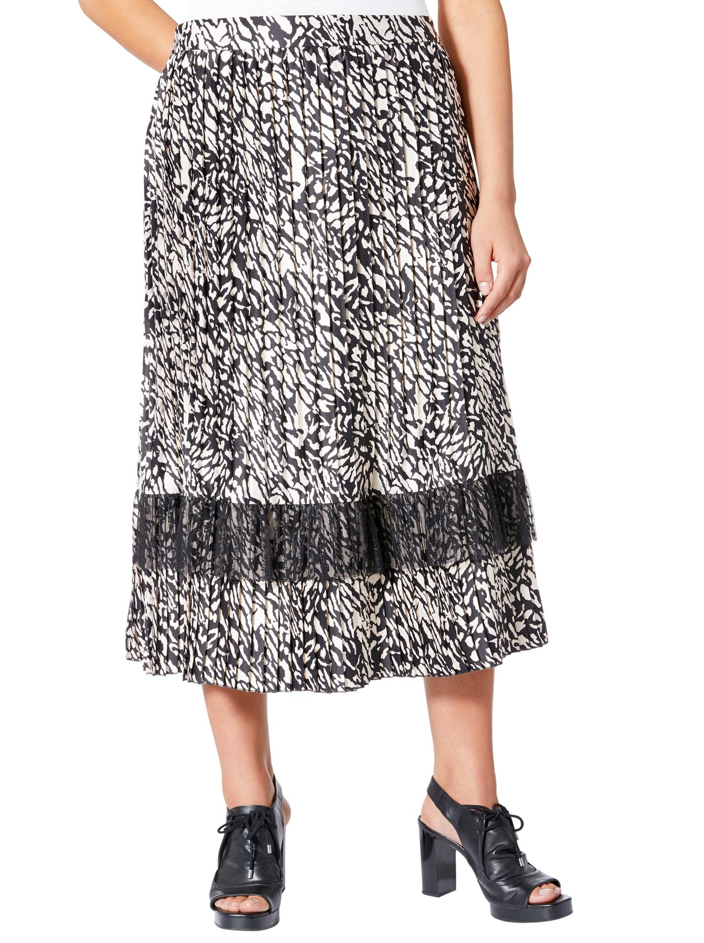 Rock mit Plissee-Falten