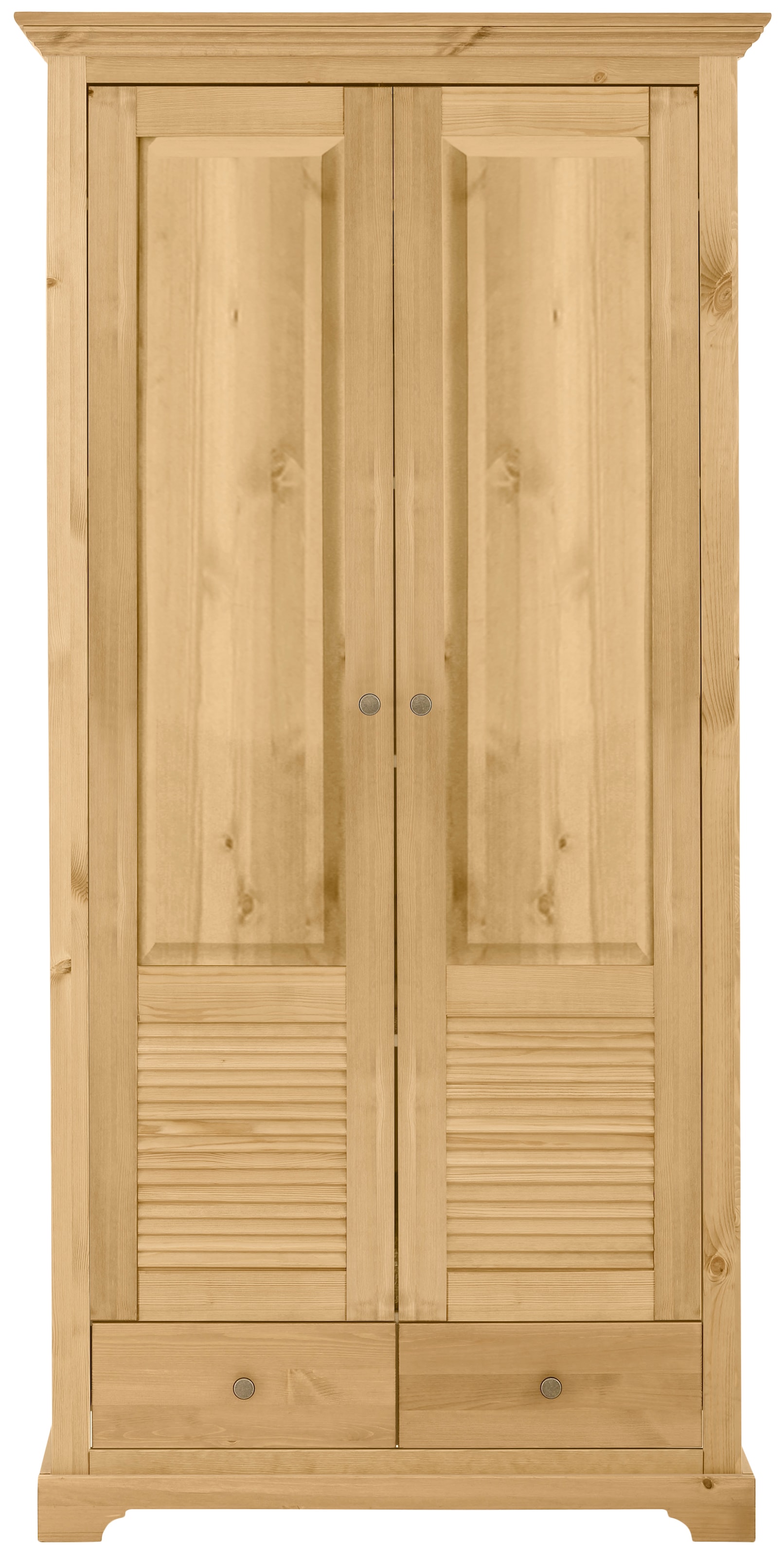 Home affaire Garderobenschrank »Ayanna«, Breite 94 cm, 2-türig, aus massiver Kiefer, FSC®