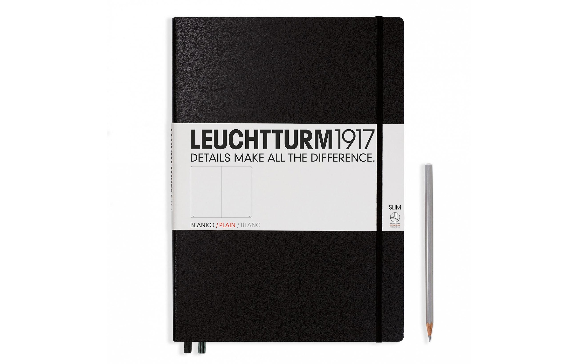 Notizblock »Leuchtturm Master Slim A4+«, blanko