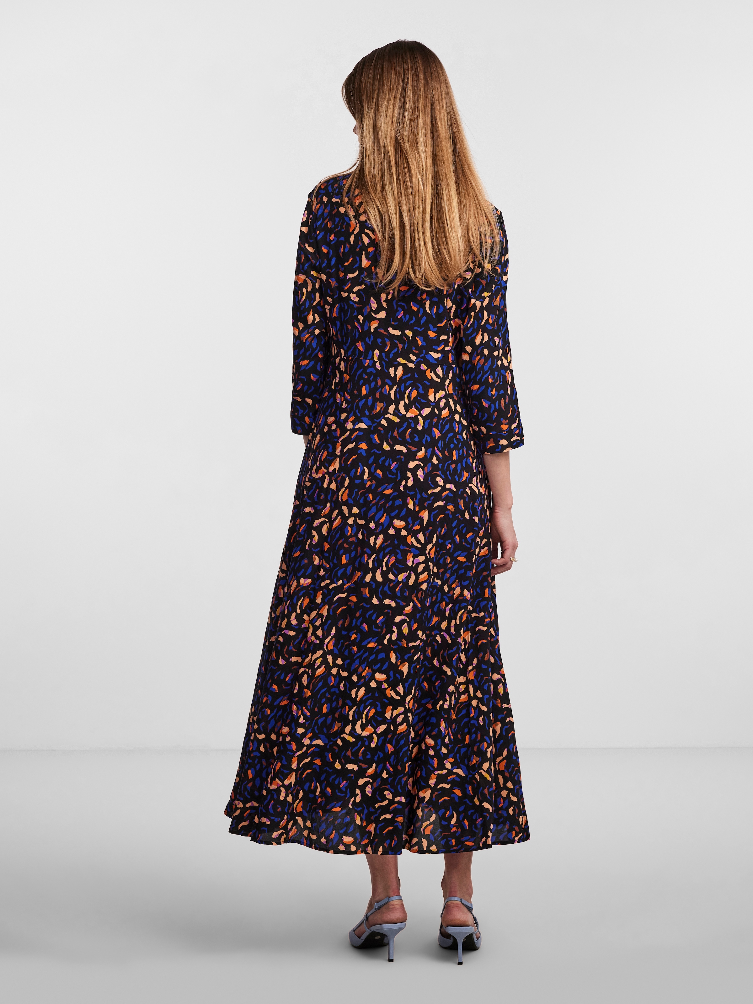 Y.A.S Robe chemisier »YASSAVANNA LONG SHIRT DRESS« Sommerkleid, mit 3/4 Ärmel