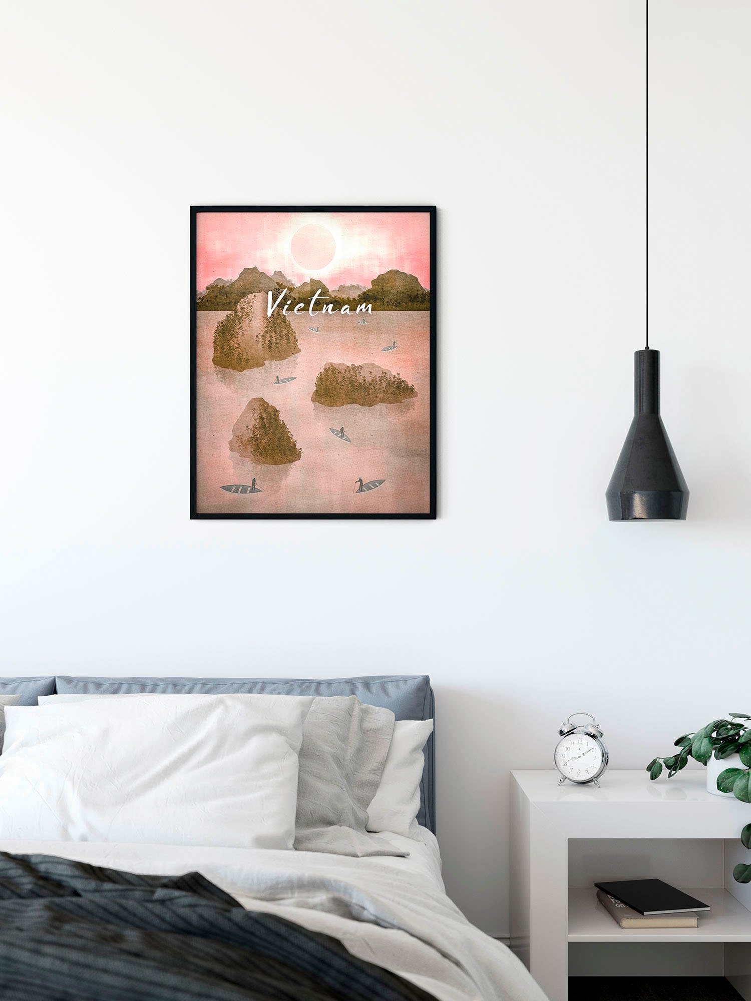 Komar Bild »Vintage Travel Vietnam« Natur 1 Stk. tlg. Wandbild zur Dekoration - ohne Rahmen