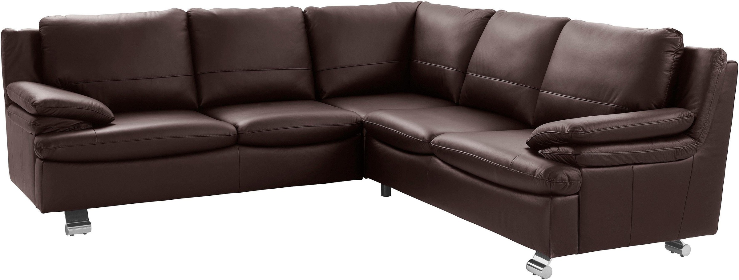 Image of PLACES OF STYLE Ecksofa »Dover335«, gleichschenklig, in Echtleder bei Ackermann Versand Schweiz