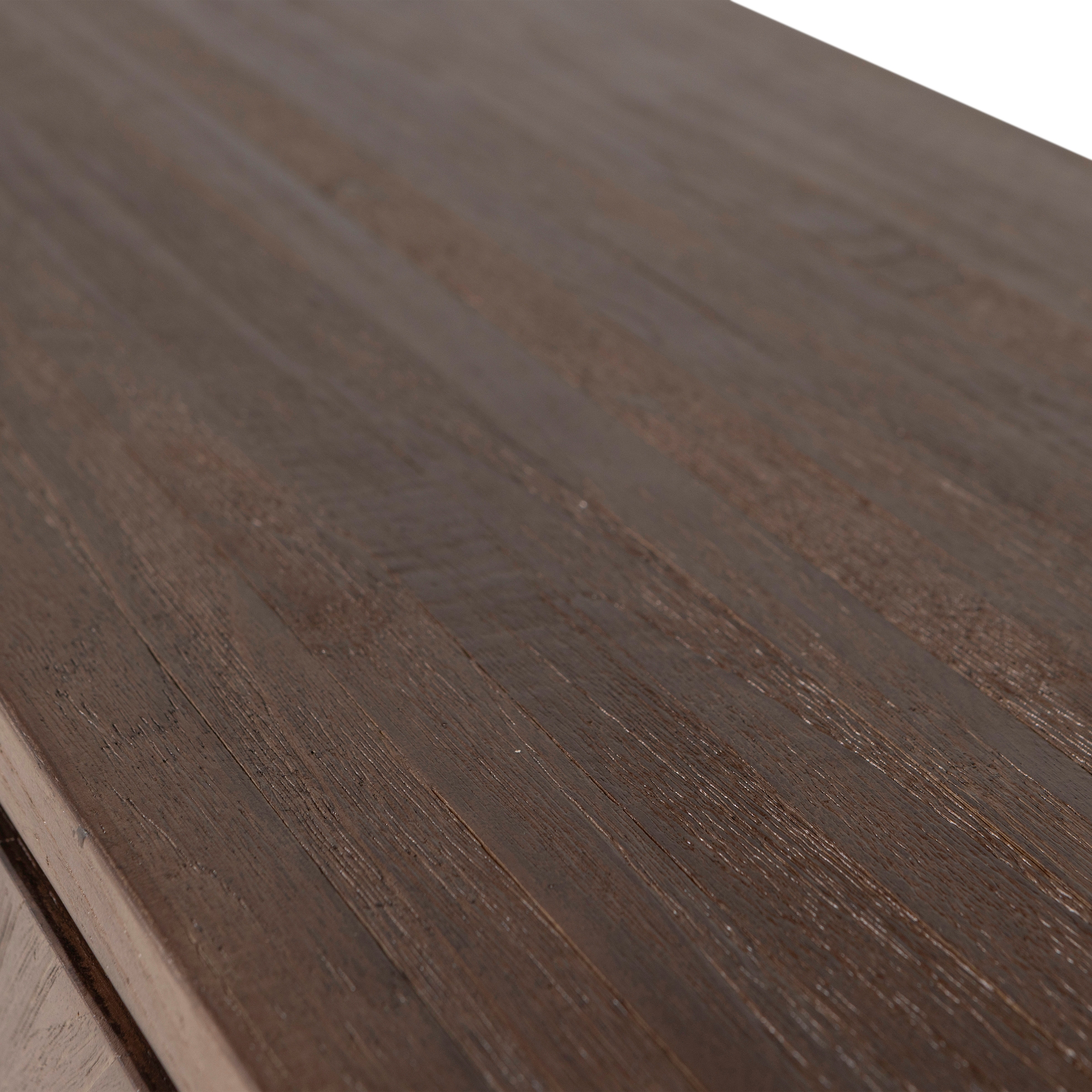 WOOOD Table basse »Sun mit 4 Türen und recyceltem Teakholz« Teck recyclé, bois dur tropical à grain droit