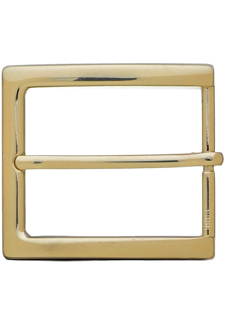 Image of Rettungsring Gürtel Gürtelschnalle Wechselschnalle "Halb Eckig Gold"