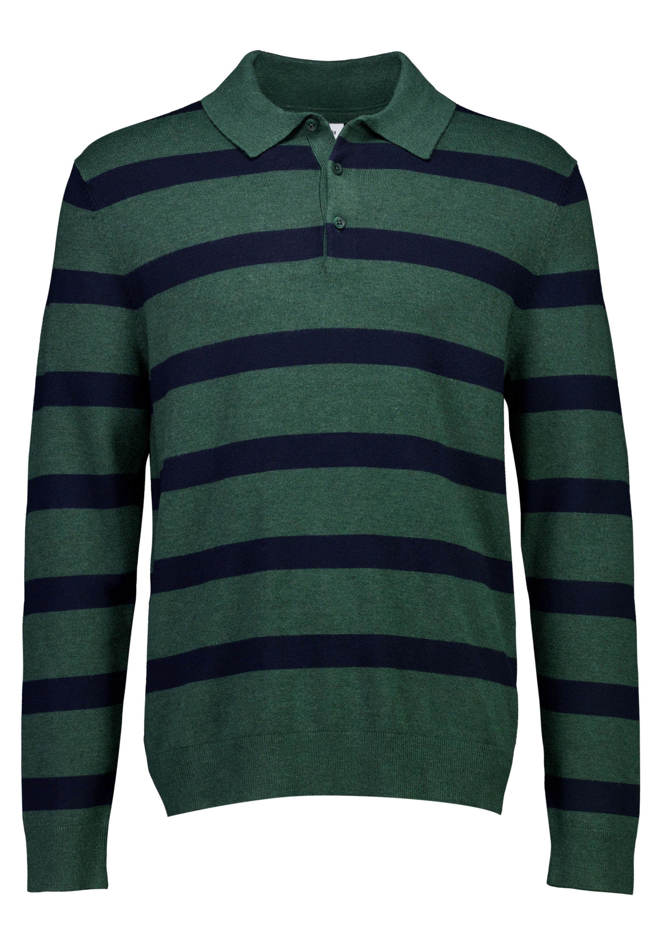LINDBERGH Pull à col polo à rayures / viscose