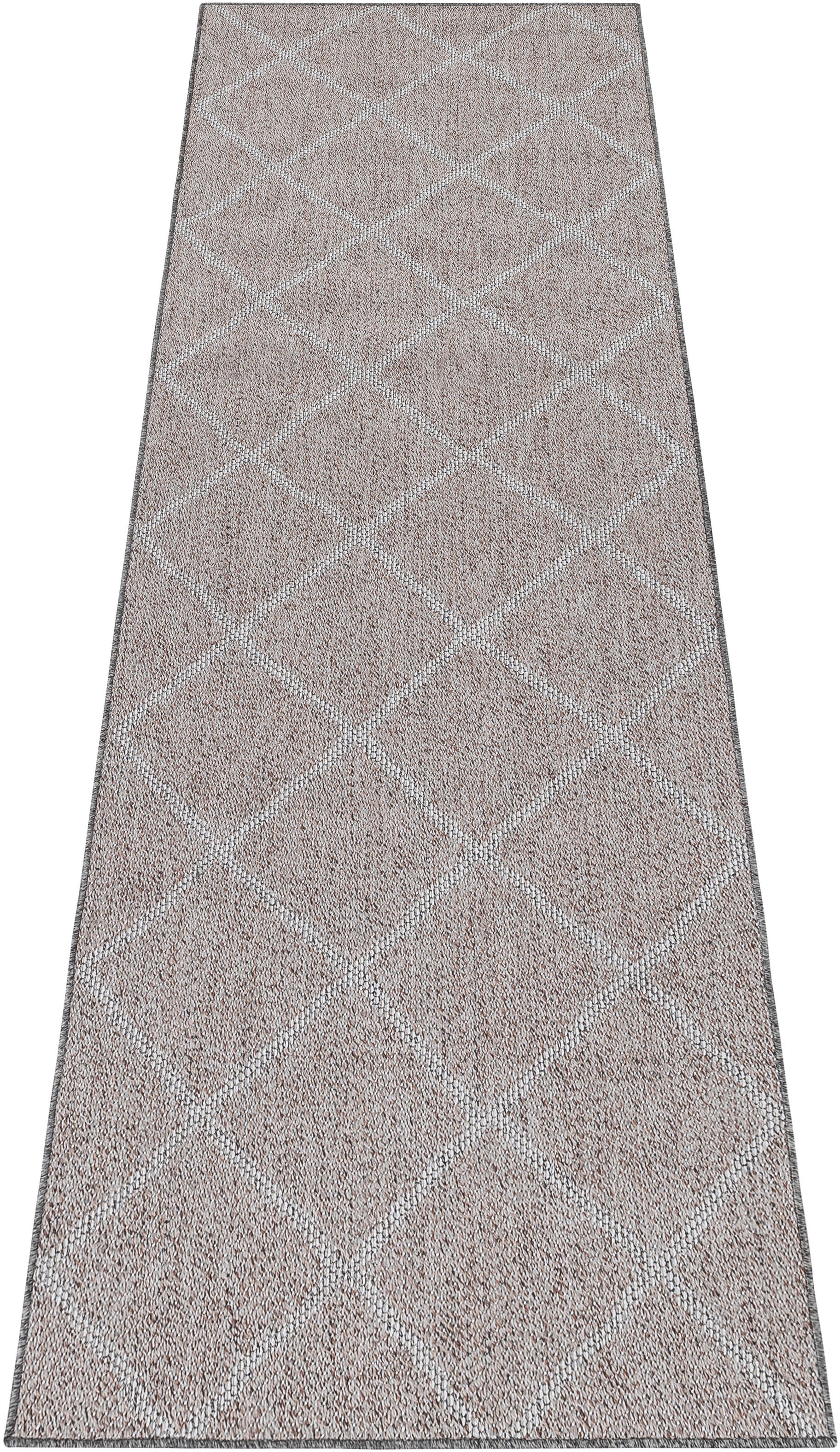 Image of Timbers Läufer »Temecula«, rechteckig, 6 mm Höhe, Rauten-Design, In- und Outdoor geeignet, Flachgewebe, Sisal-Optik, Wohnzimmer, Terrasse, Balkon bei Ackermann Versand Schweiz