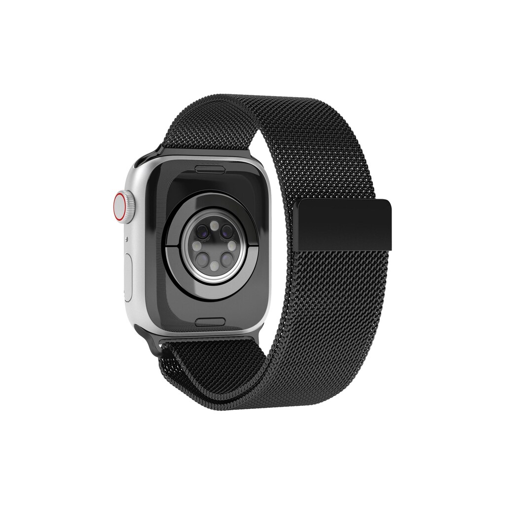 VONMÄHLEN Uhrenarmband »Milanese Loop Apple Watch 42/44/45/49 mm Black«