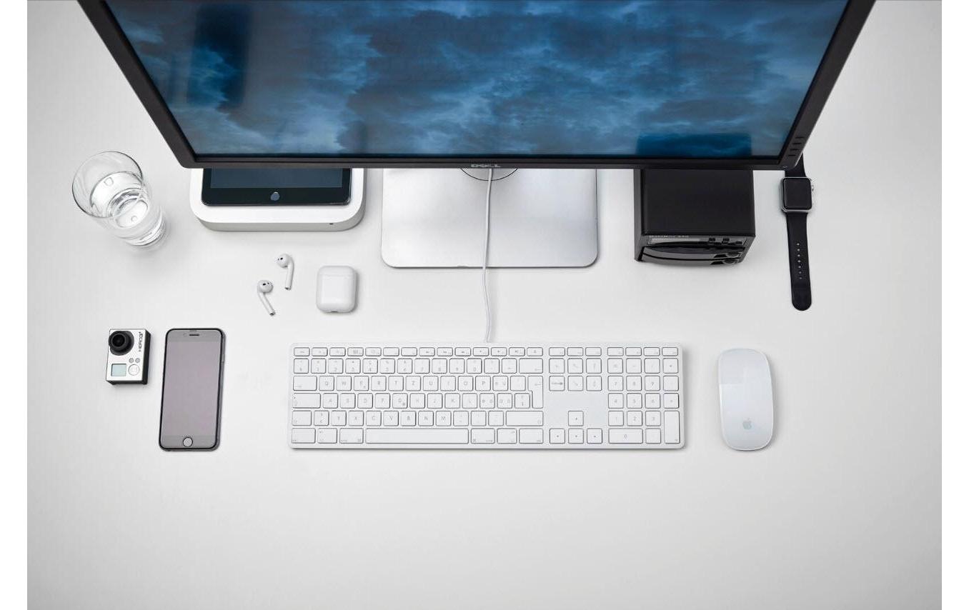Tastatur »LMP KB-1243 Silber«, (Ziffernblock)
