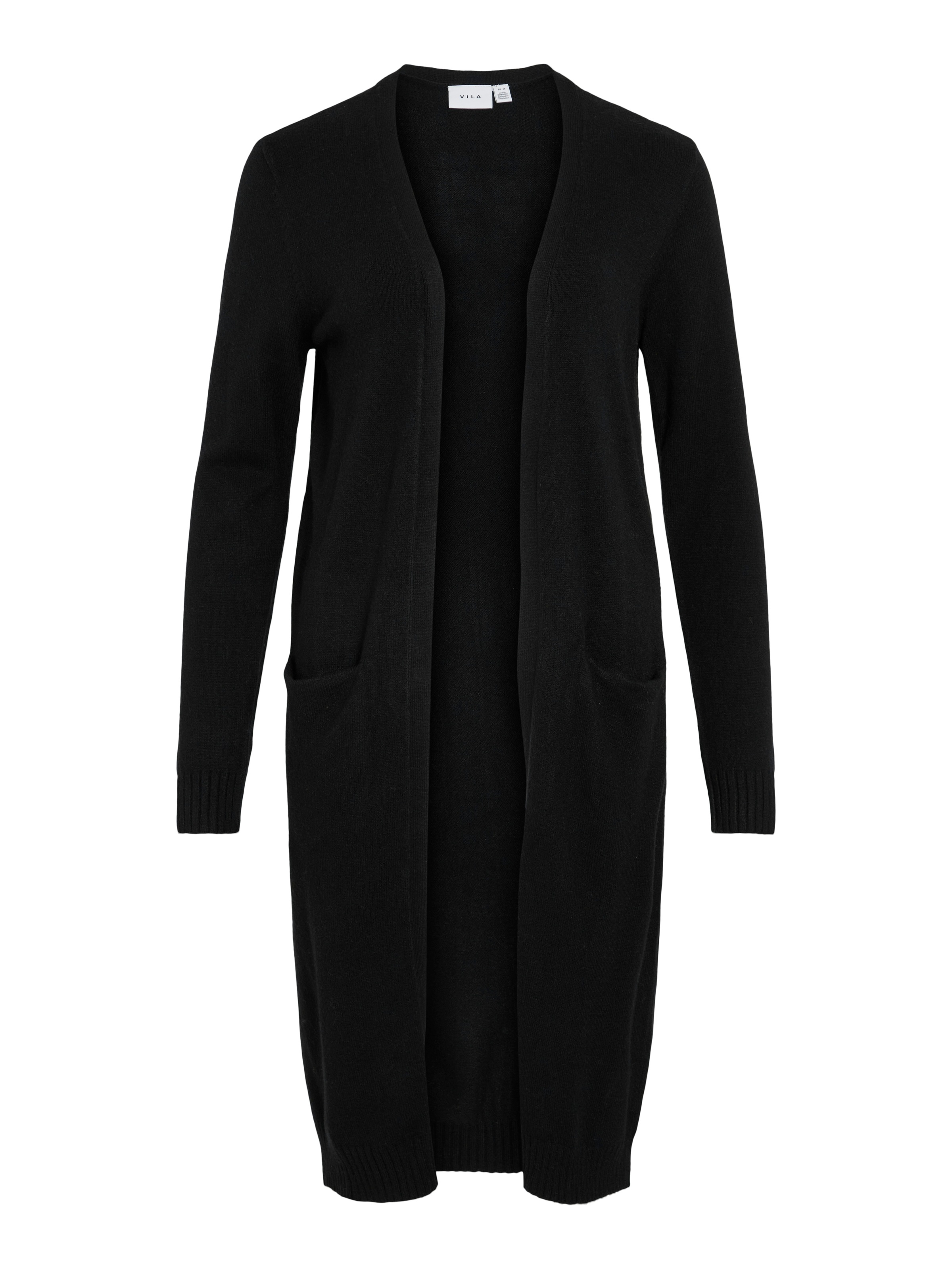 Vila Cardigan long »VIRIL LONG L/S  KNIT CARDIGAN - NOOS« en forme mi-longue jusqu’aux genoux