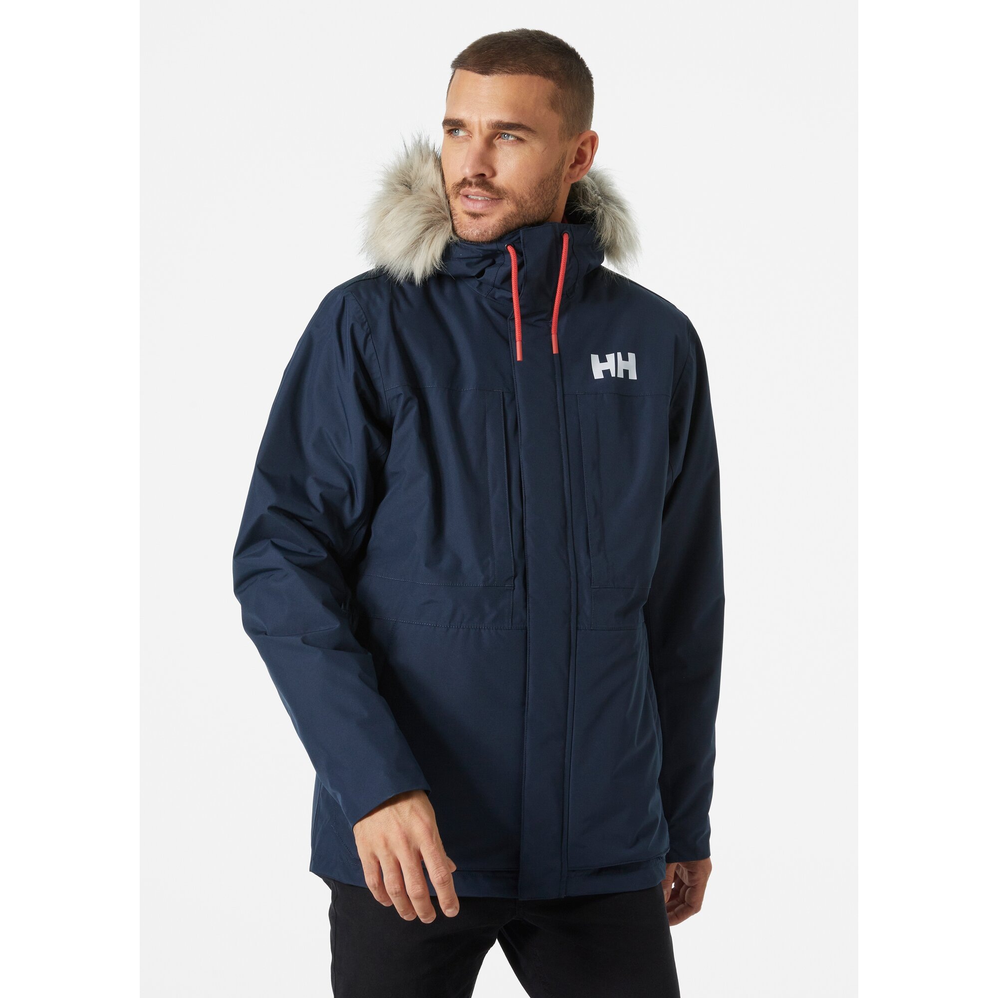 Image of Helly Hansen Kurzmantel "COASTAL 3.0 PARKA" mit PrimaLoft Black Eco Isolierung, sportlicher Stil, wasserdicht