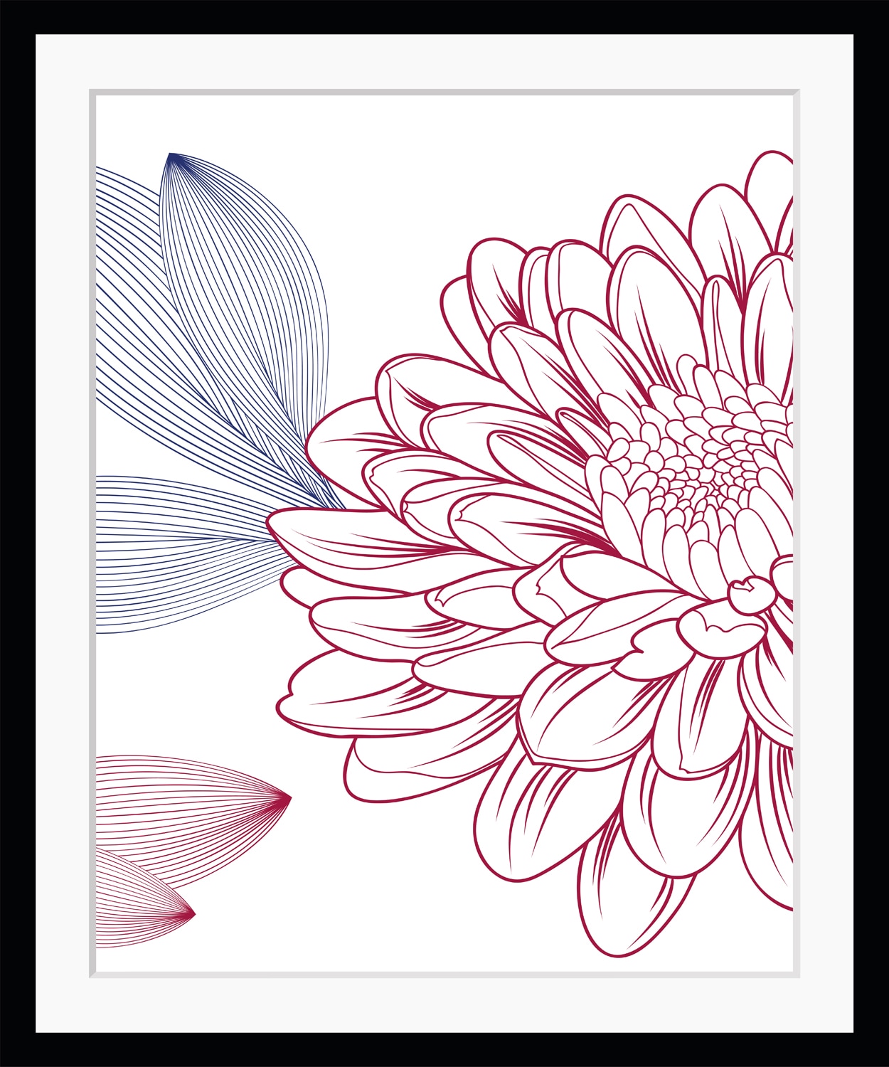 queence Bild »Lia«, Blumen, (Set), Blumen, gerahmt