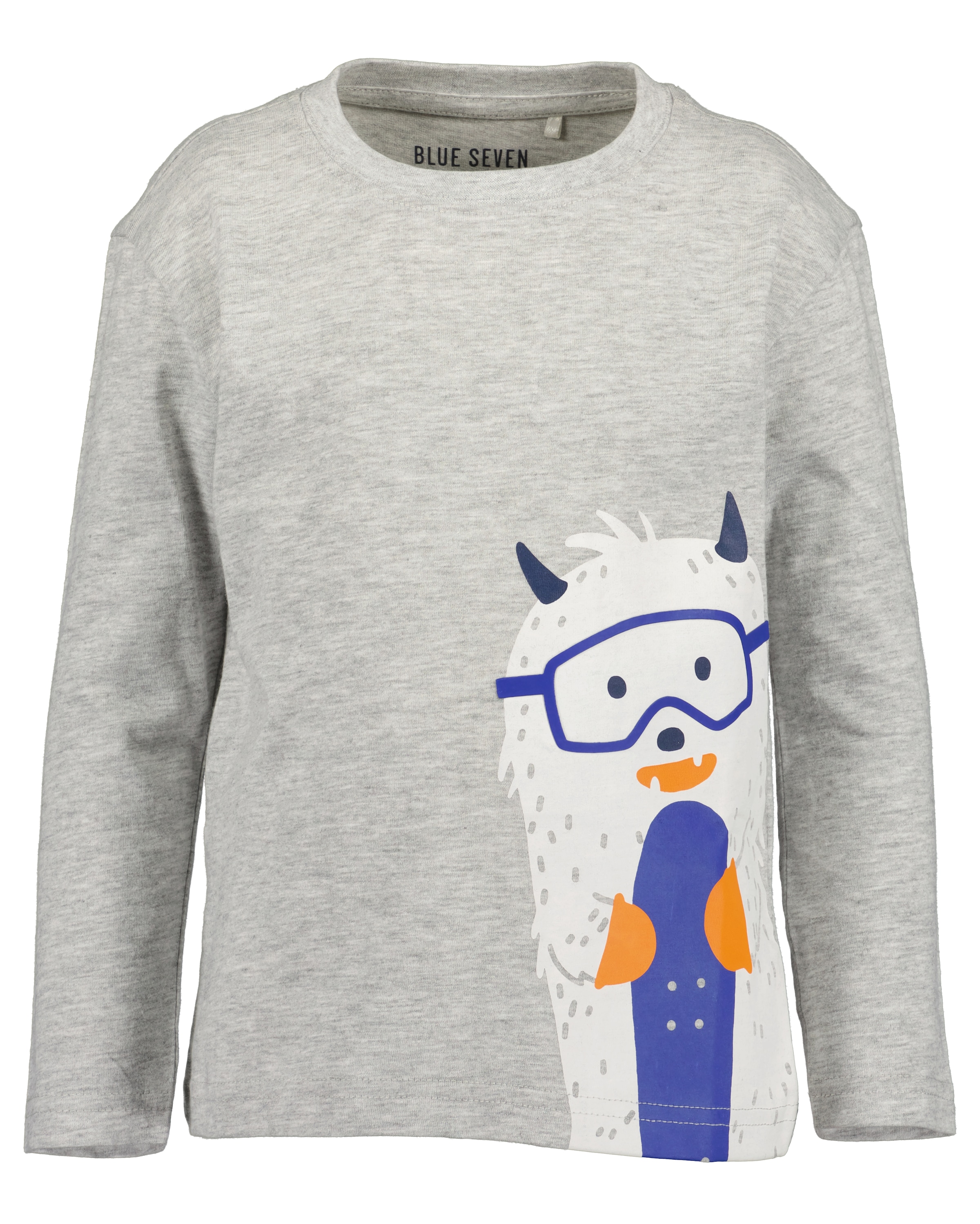 Blue Seven Langarmshirt, (Packung, 2 tlg.), mit grossen Comic-Frontmotiven