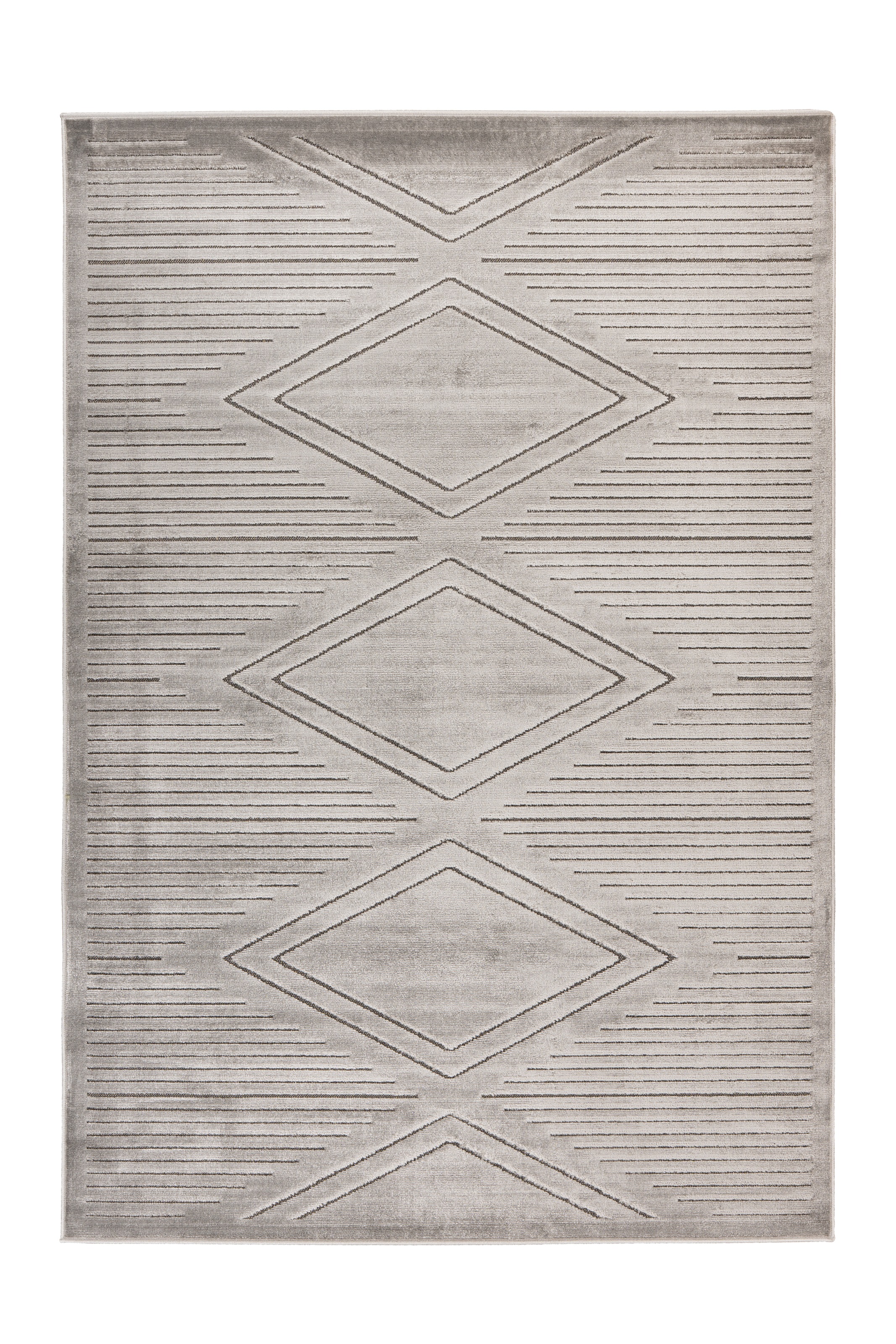 Kayoom Teppich »Madlen 125« rechteckig 9 mm Höhe 252.000 Points / qm, Unifarben, neutrales Design