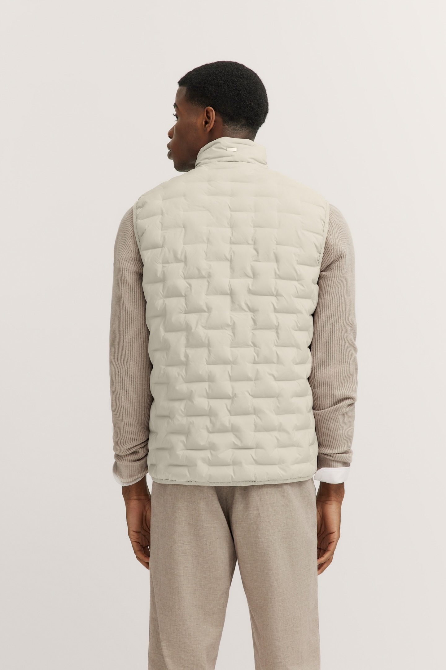 bugatti Steppweste mit Stehkragen