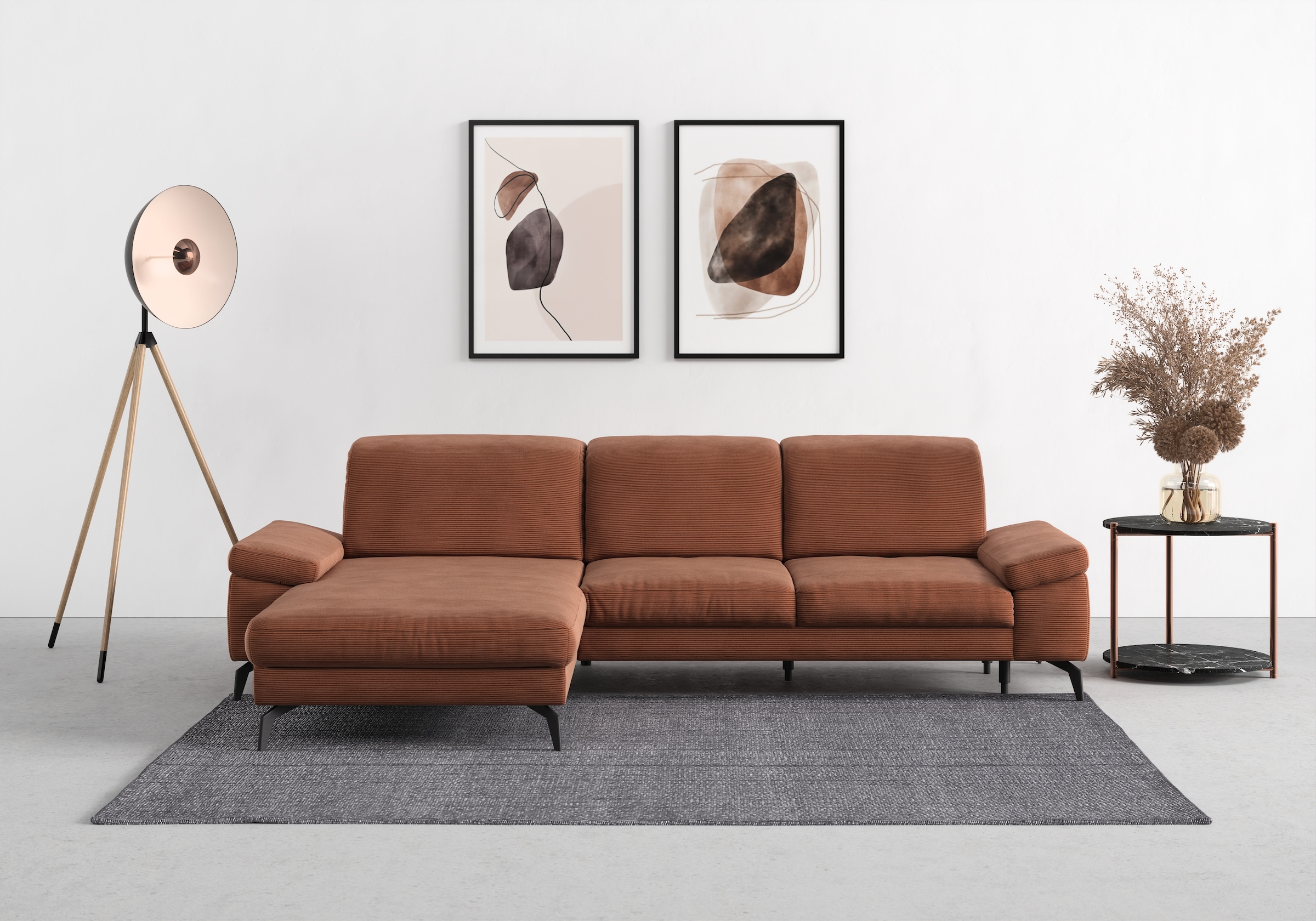 Image of sit&more Ecksofa "Cabana L-Form" Recamiere, wahlweise mit Sitztiefen-, Armlehnen- und Kopfteilfunktion