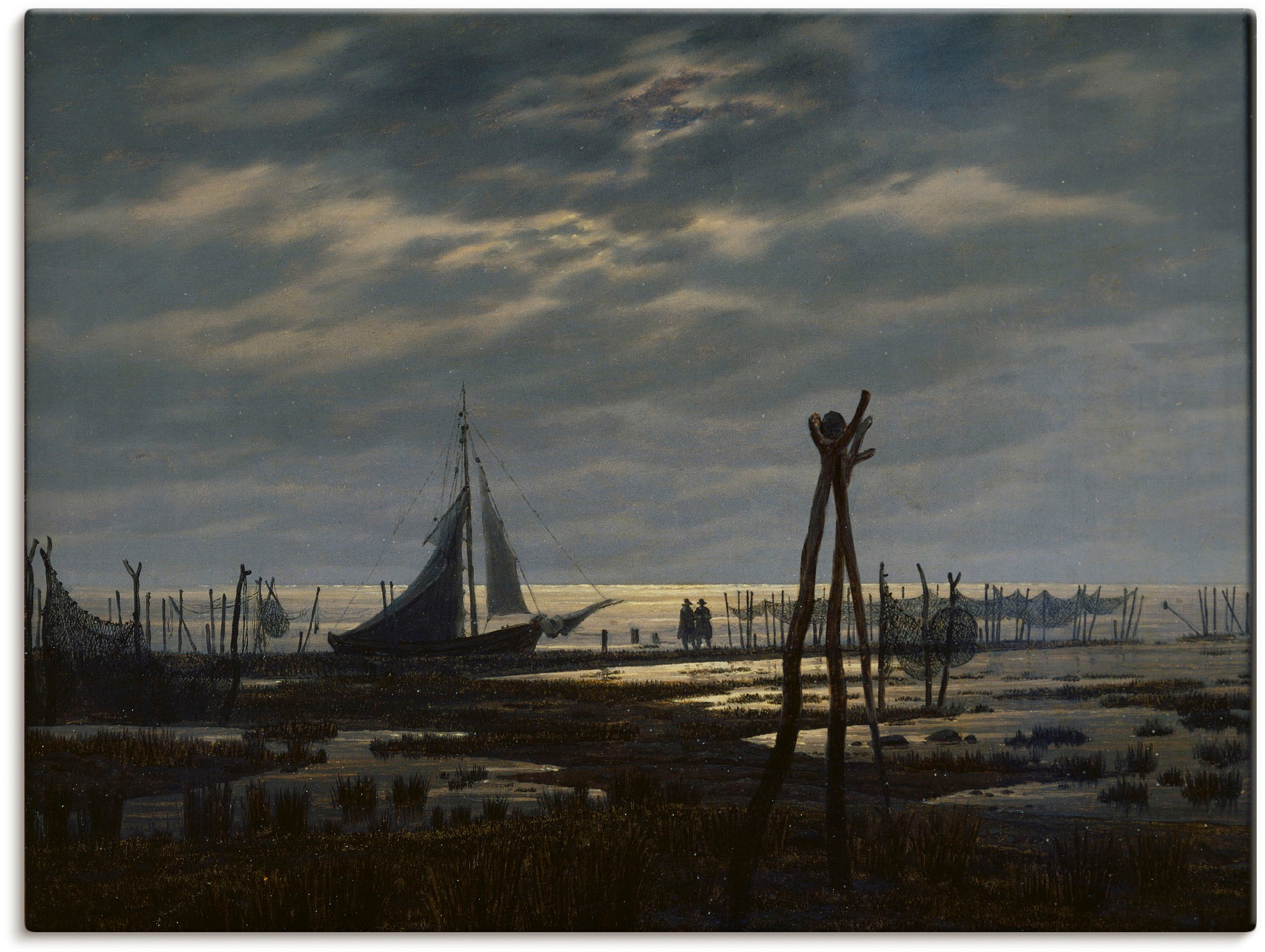 Image of Artland Wandbild »Sumpfiger Strand«, Gewässer, (1 St.), in vielen Grössen & Produktarten - Alubild / Outdoorbild für den Aussenbereich, Leinwandbild, Poster, Wandaufkleber / Wandtattoo auch für Badezimmer geeignet bei Ackermann Versand Schweiz