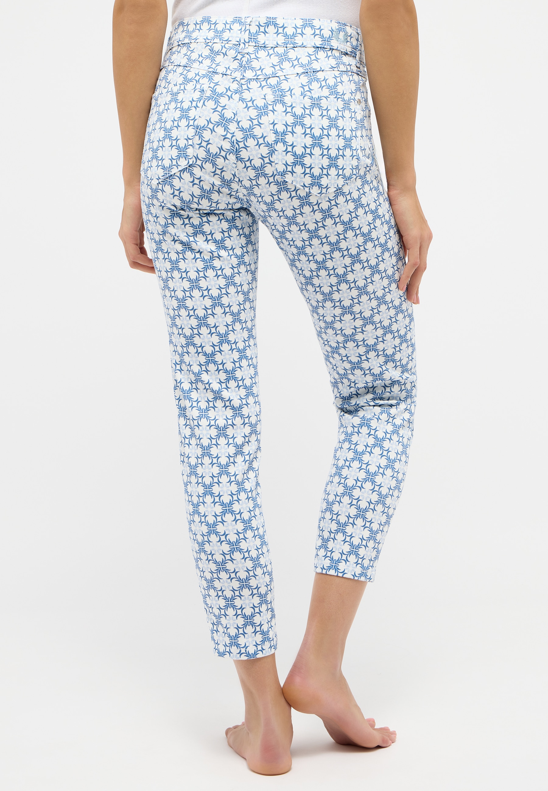 ANGELS Pantalon en jersey »ORNELLA«  mit grafischem Muster
