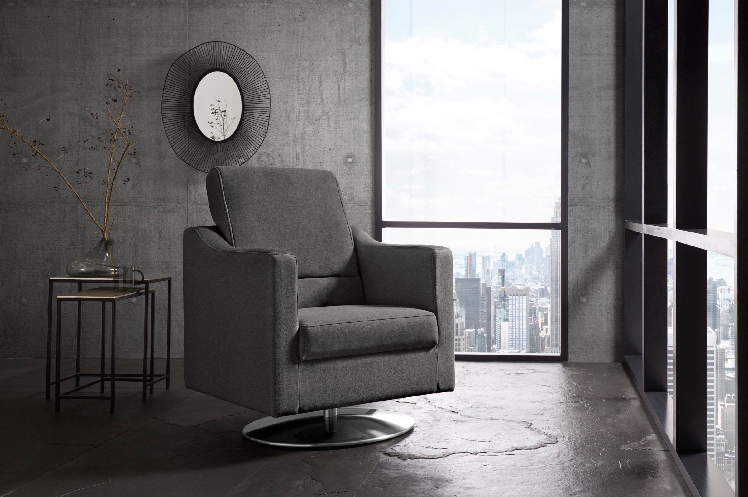 Image of Places of Style Drehsessel »Bob«, mit Rückenfunktion, passend zur "Amantea"-Serie bei Ackermann Versand Schweiz