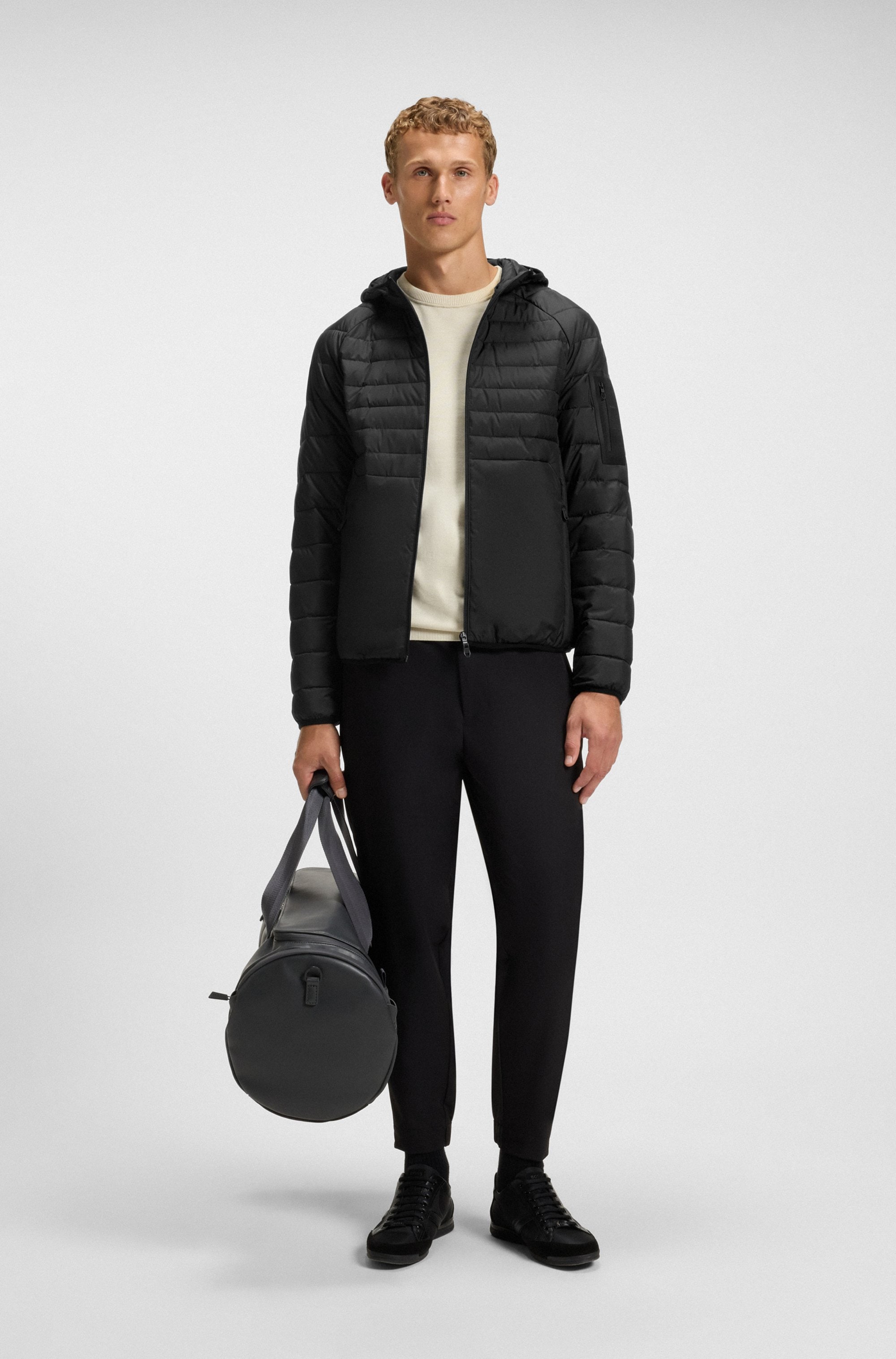 BOSS GREEN Veste matelassée »OW Urbanex JT HD« mit Kapuze Kapuze, Regular Fit, reflektierende Details