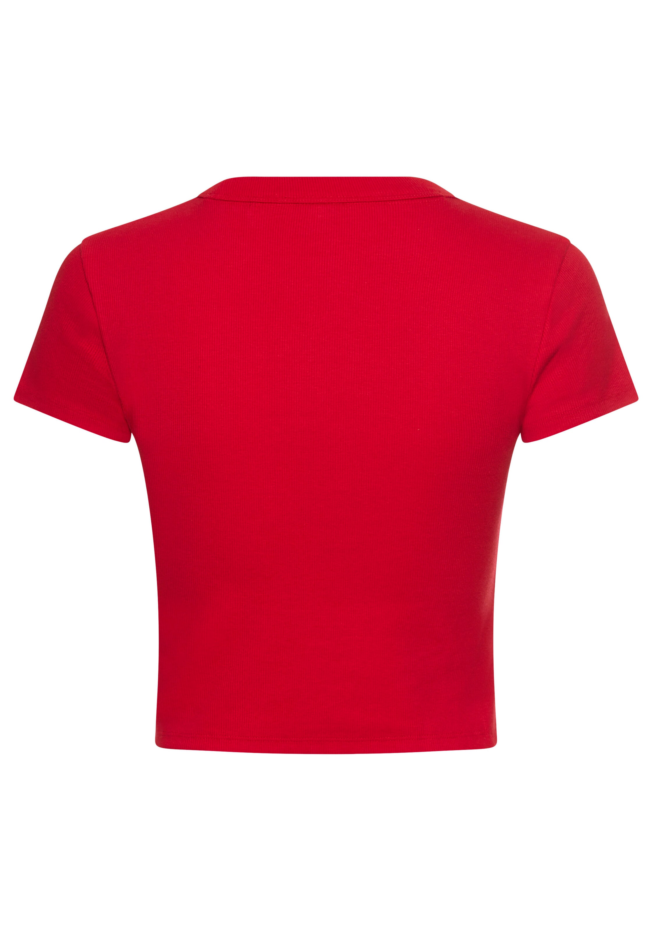 HUGO Blue T-Shirt »Baby Tee«, in verkürzter Länge