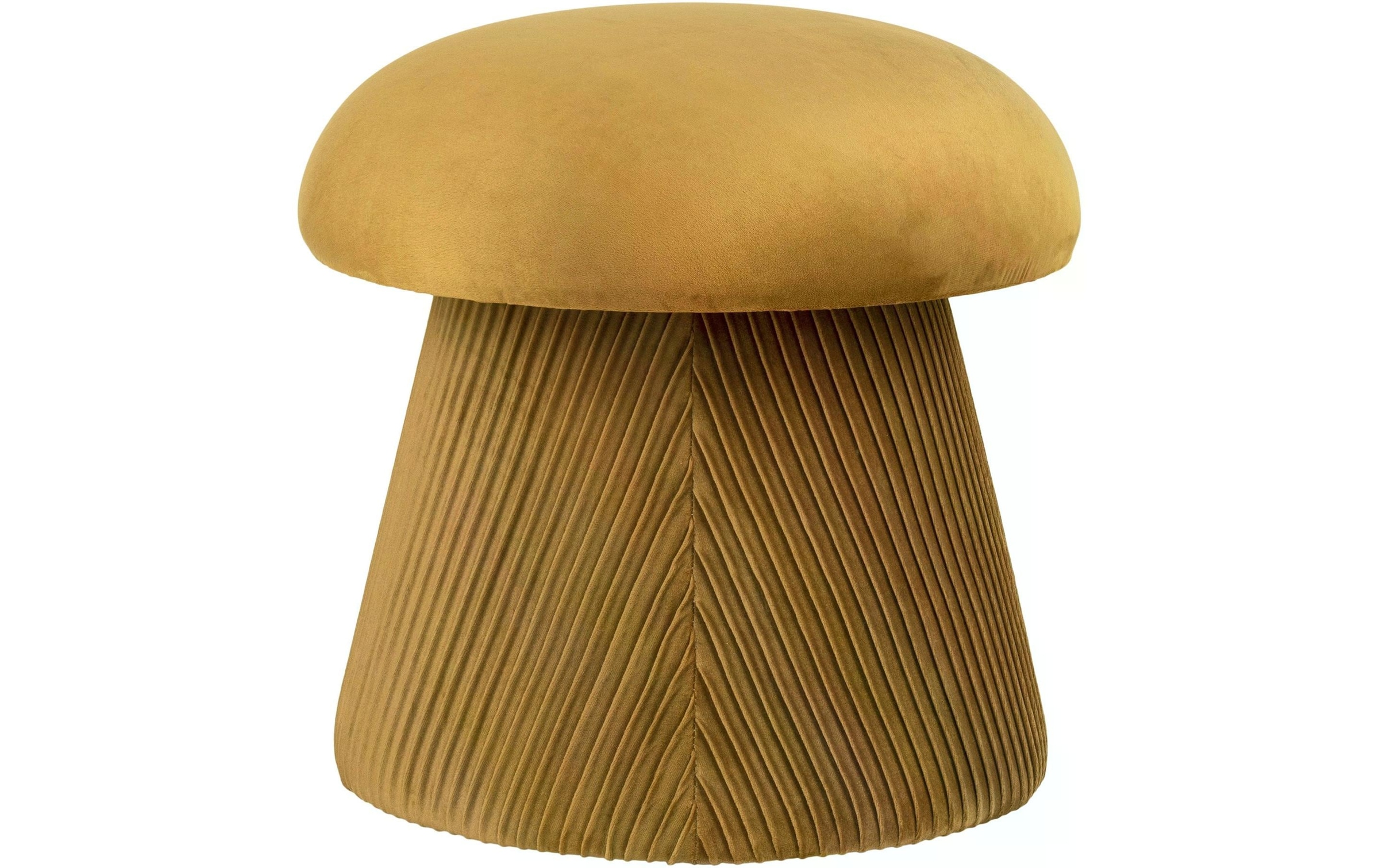 House Nordic Pouf »Hampton Goldfarbenbraun«