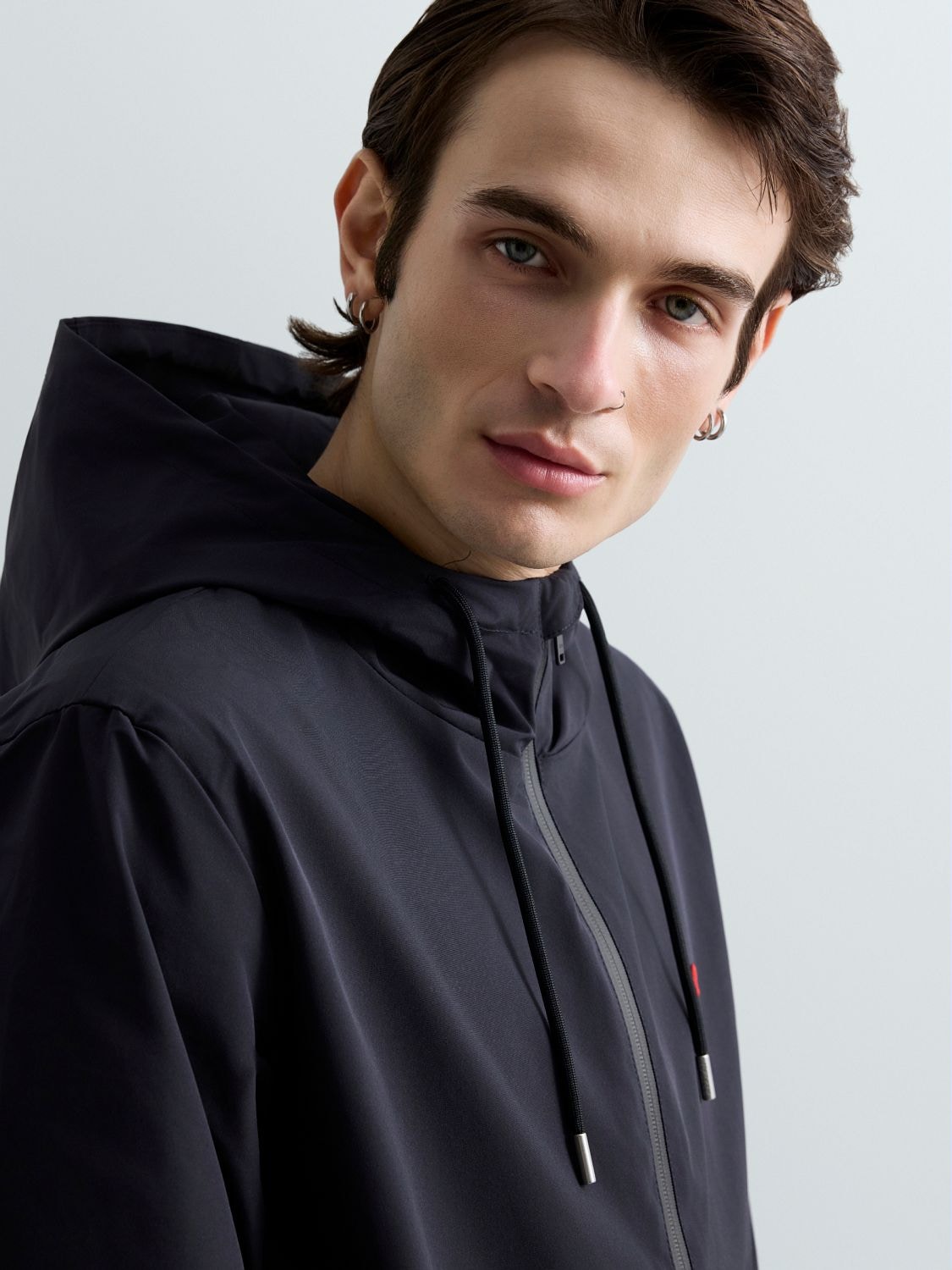 Replay Veste courte avec capuche avec capuche