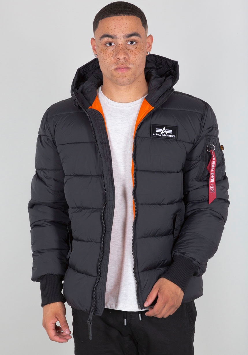 Alpha Industries Steppjacke »Hooded Puffer Alpha FD«, mit Kapuze