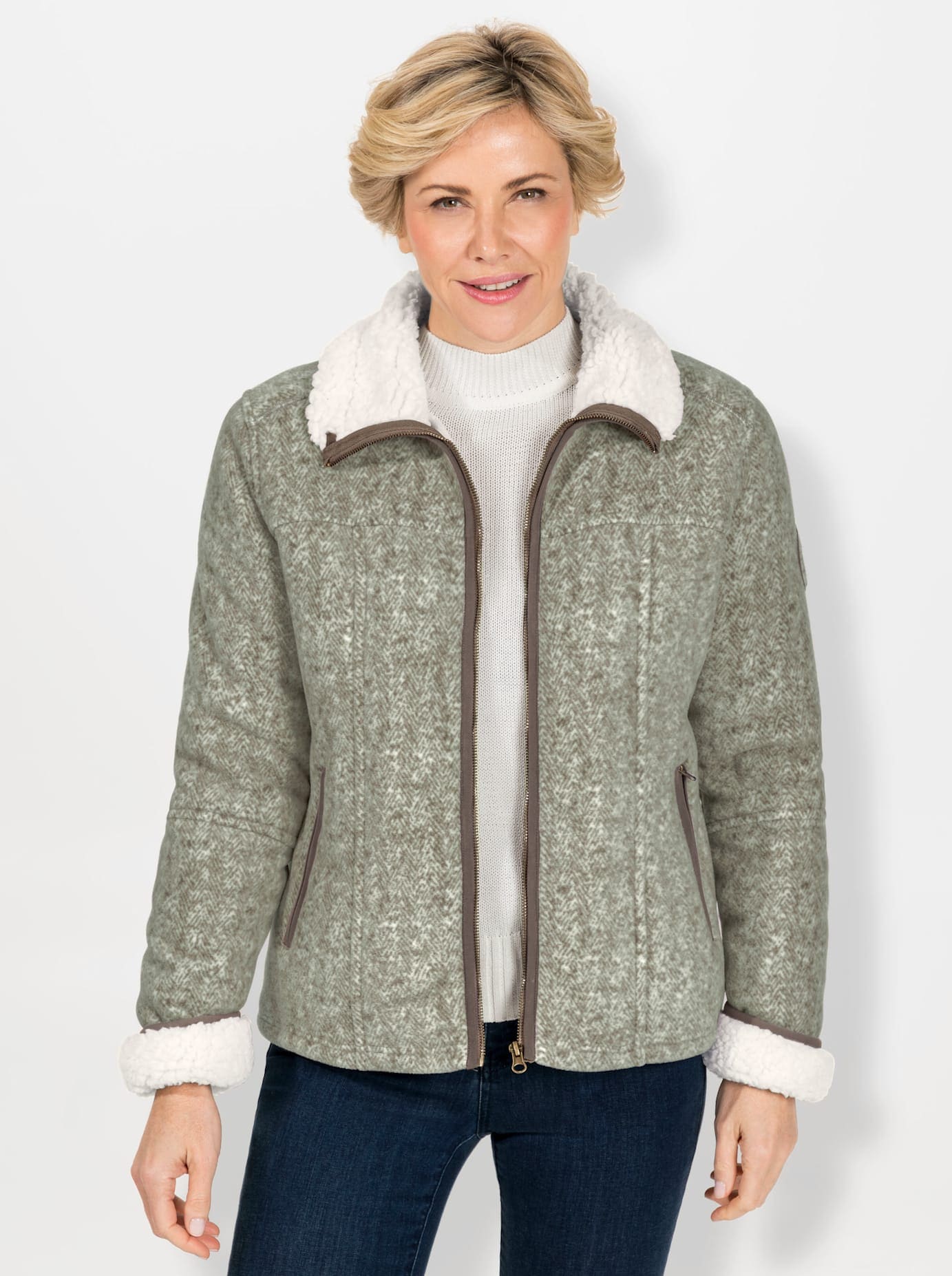 Casual Looks Fleecejacke