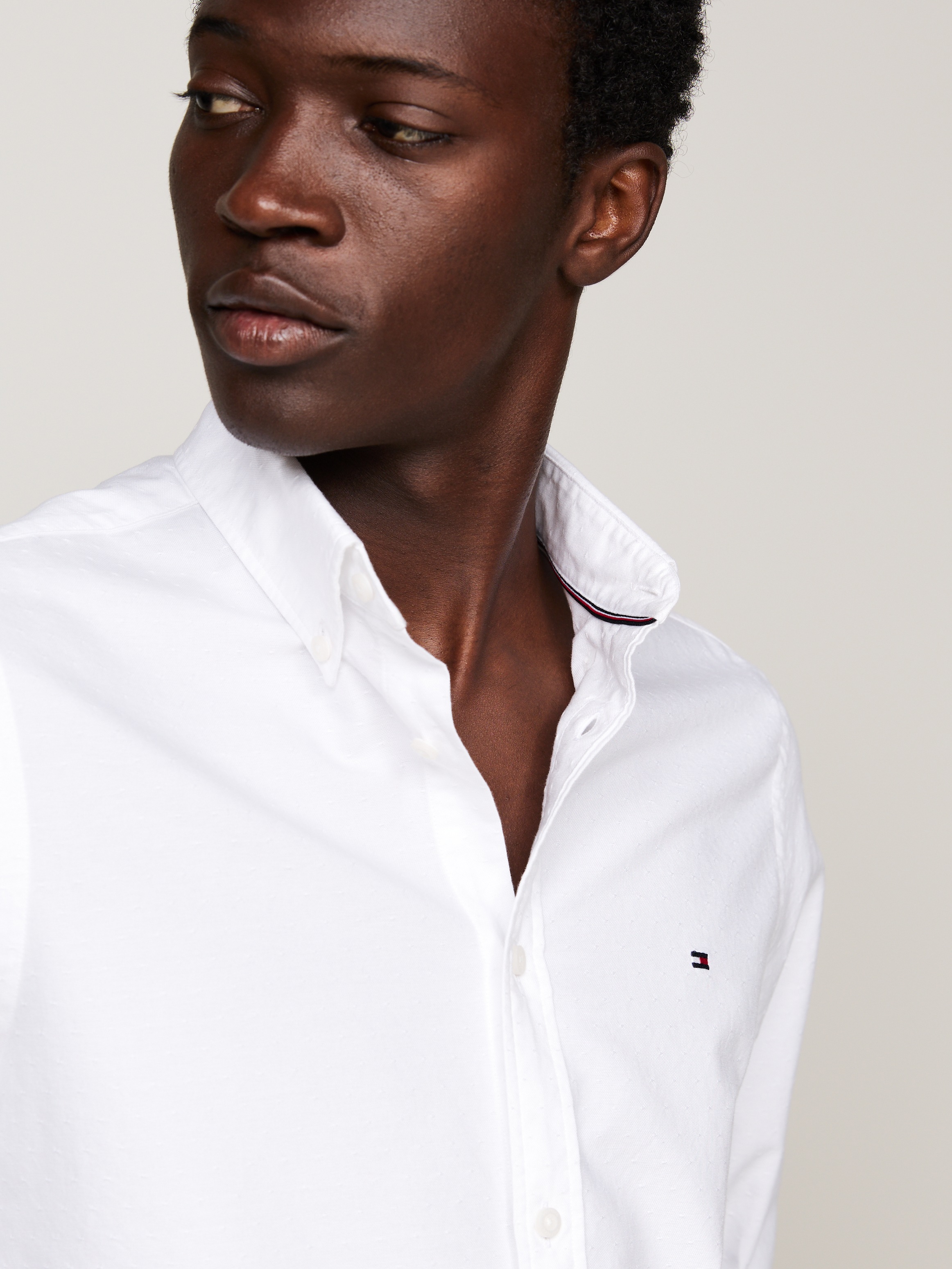 Tommy Hilfiger Chemise à manches longues »OXFORD DOBBY Slim Fit SHIRT«
