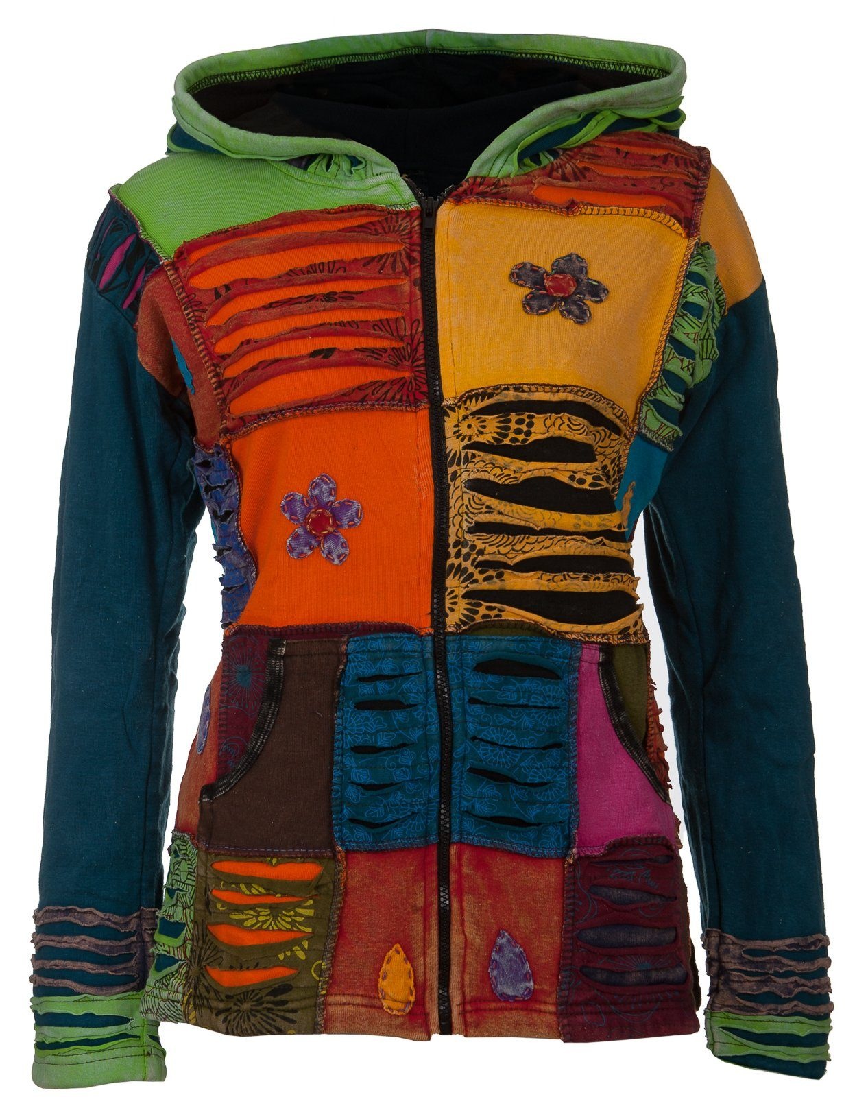 Fleecejacke »Multicolor NUNAVUT WOMEN FLOWER POWER«