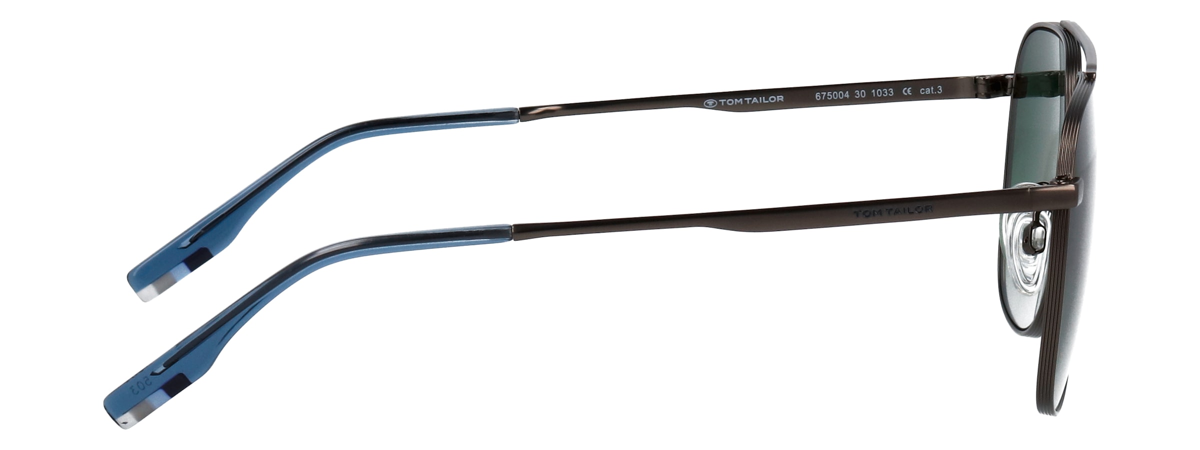 TOM TAILOR Lunettes de soleil »Modell 675004« Form Pilot, Logoschriftzug auf Bügel, Metallfassung