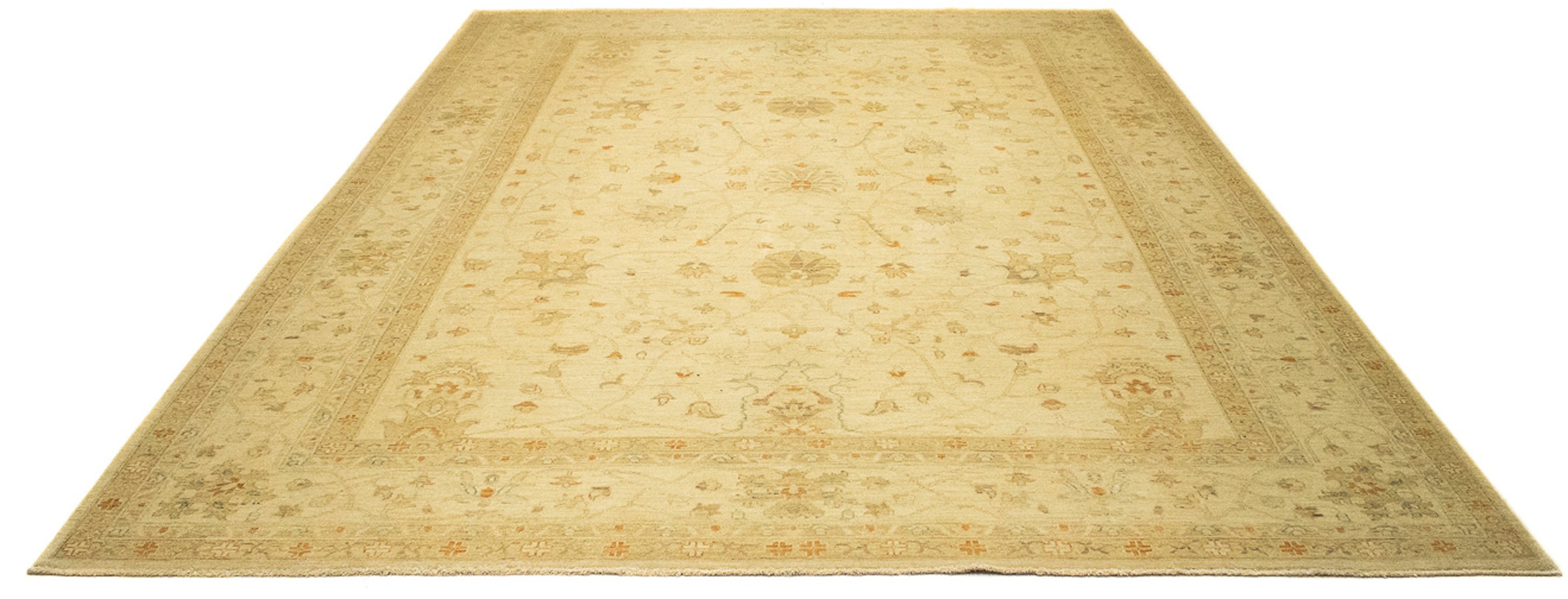 Image of morgenland Orientteppich »Ziegler - 349 x 274 cm - beige«, rechteckig, 6 mm Höhe, Wohnzimmer, Handgeknüpft, Einzelstück mit Zertifikat bei Ackermann Versand Schweiz