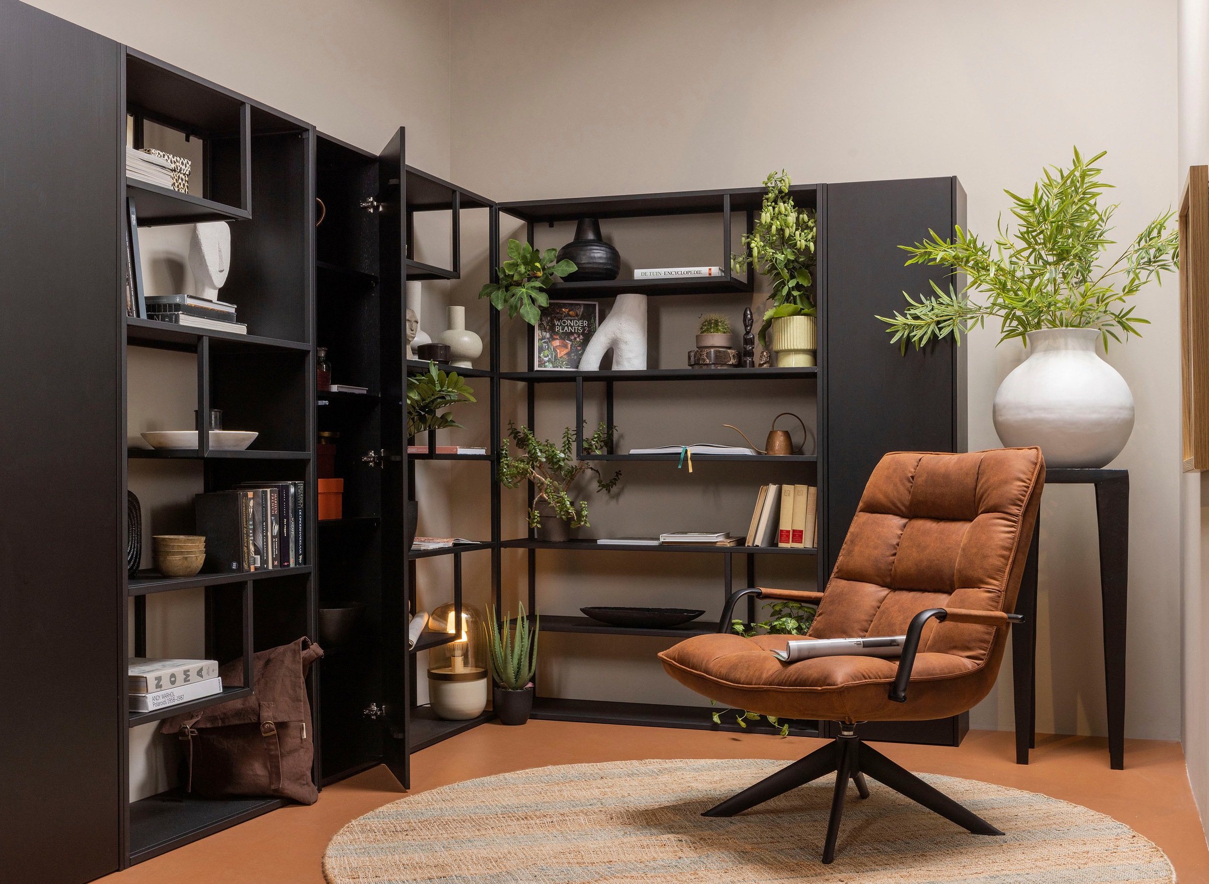WOOOD Mehrzweckschrank »Teun«, in modernen Design, aus Kiefernholz, Breite 44 cm