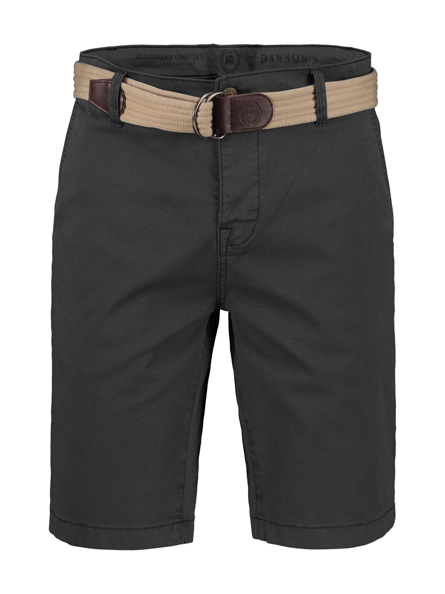 Image of LERROS Bermudas "Chino-Bermuda mit Gürtel, in Grossen Grössen"