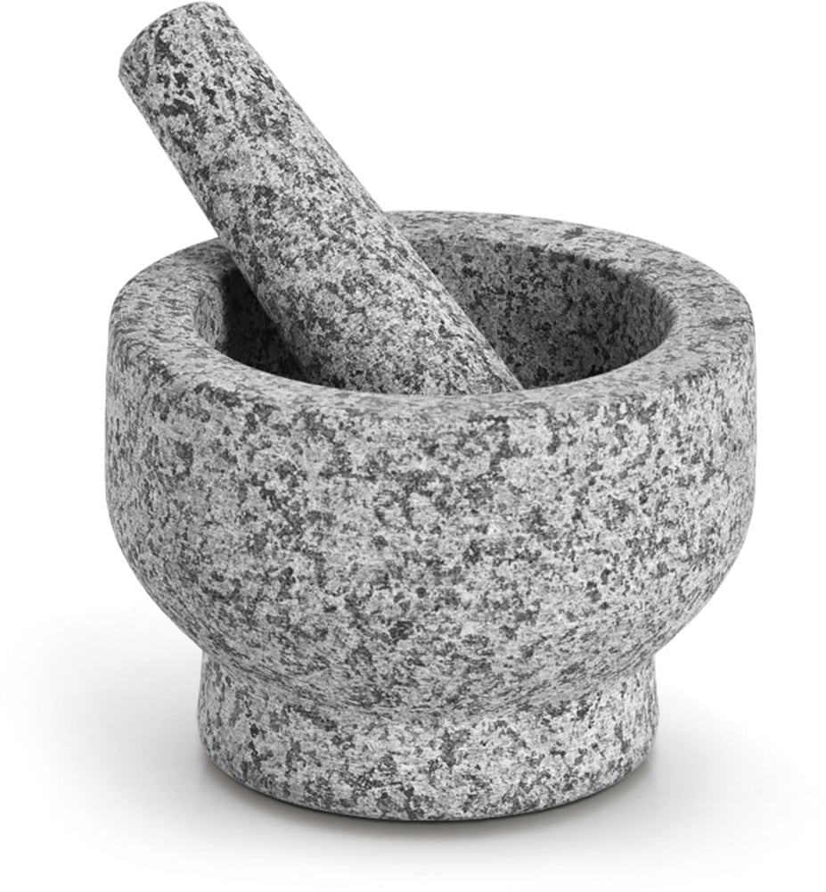 Image of Zeller Present Mörser "& Stössel-Set, Granit, grau" natürliches Material, 2,9 kg, 330 ml