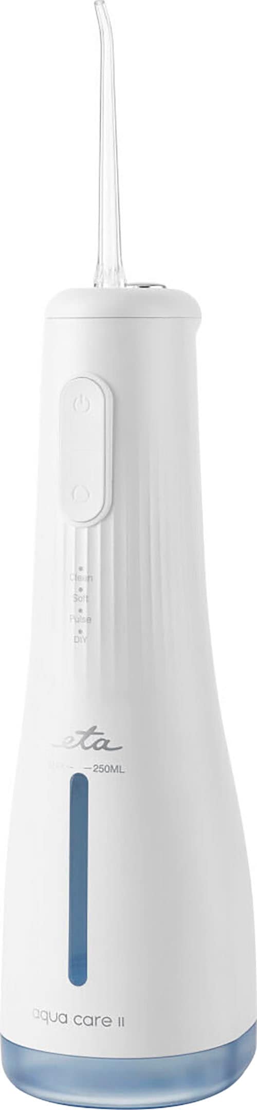 eta Nettoyeur d'interstices »Aqua Care II ETA470890000« 2 cuis Aufsteckbürsten Munddusche für Zuhause, 4 Reinigungsmodi, Li-Ionen Akku