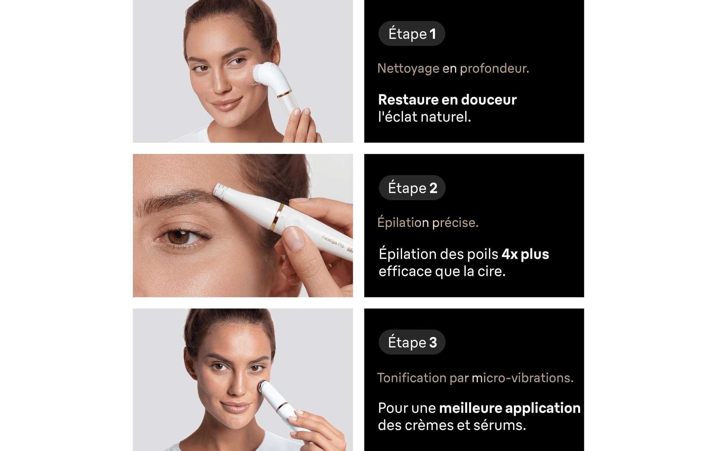 Braun Anti-Aging-Gerät »Gesichtsreiniger FaceSpa Pro SE 911«