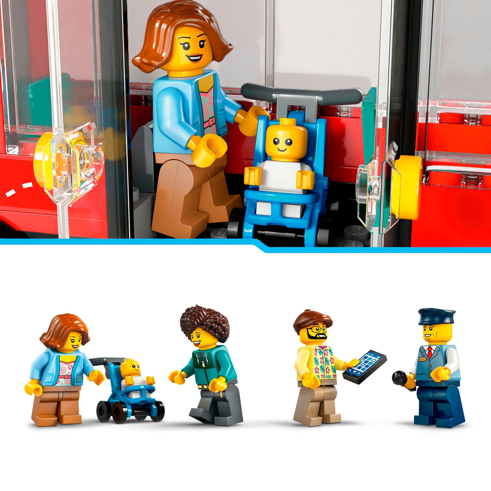 LEGO® Pions de construction »Doppeldeckerbus (60407), LEGO City« Made in Europe