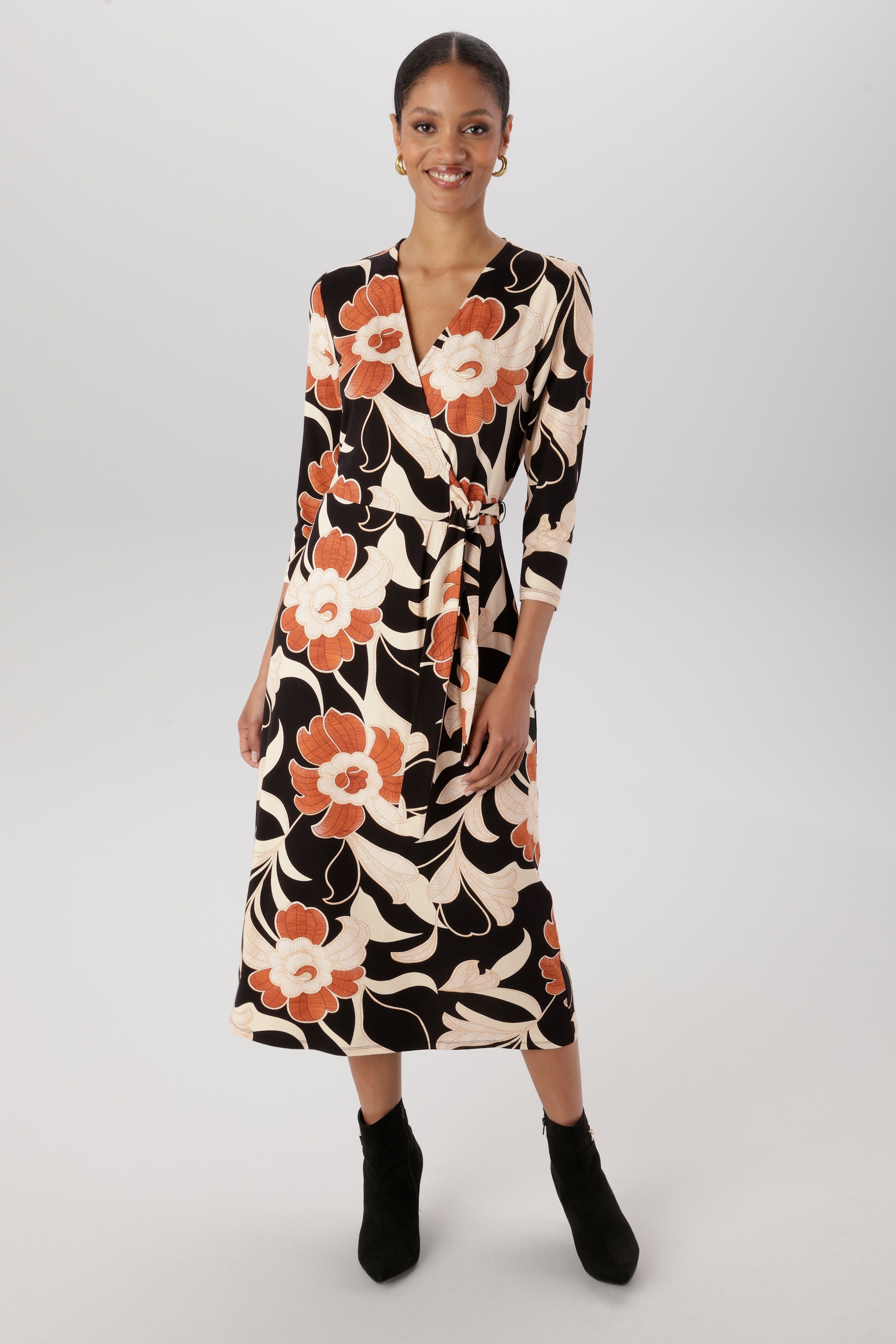 Image of Aniston SELECTED Jerseykleid in femininer Wickel-Optik - NEUE KOLLEKTION