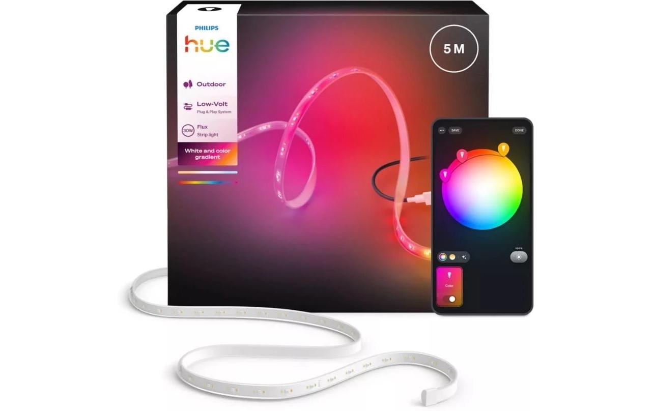 Image of Philips Hue LED-Streifen "Flux Gradient Outdoor 5m CH"