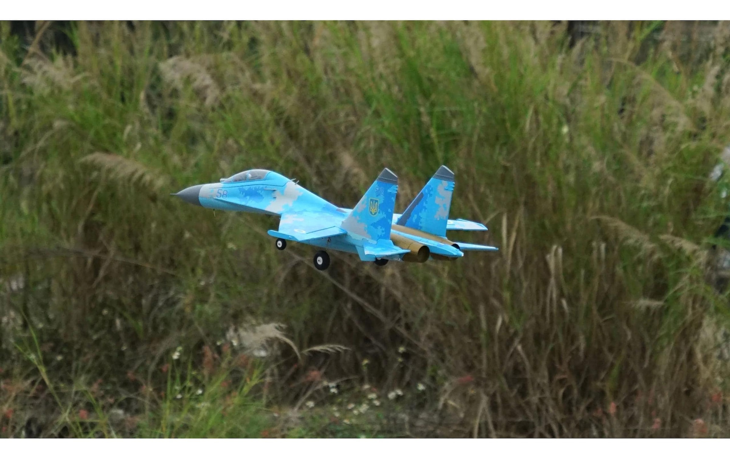 Amewi RC-Flugzeug »Jet XFly SU-27 50 mm Twin EDF Blau, PNP«