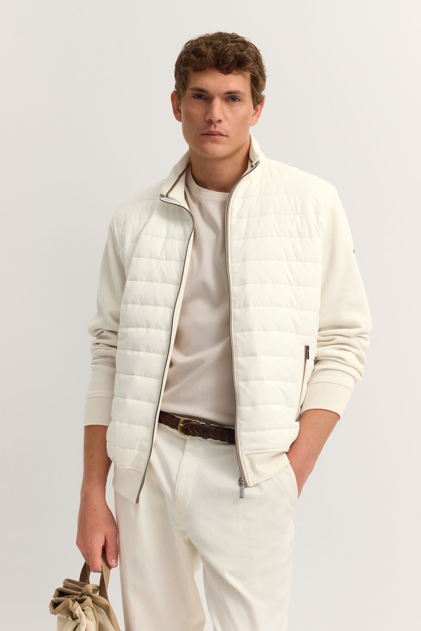 Image of bugatti Sweatjacke "Regular Fit" mit gesteppter Front