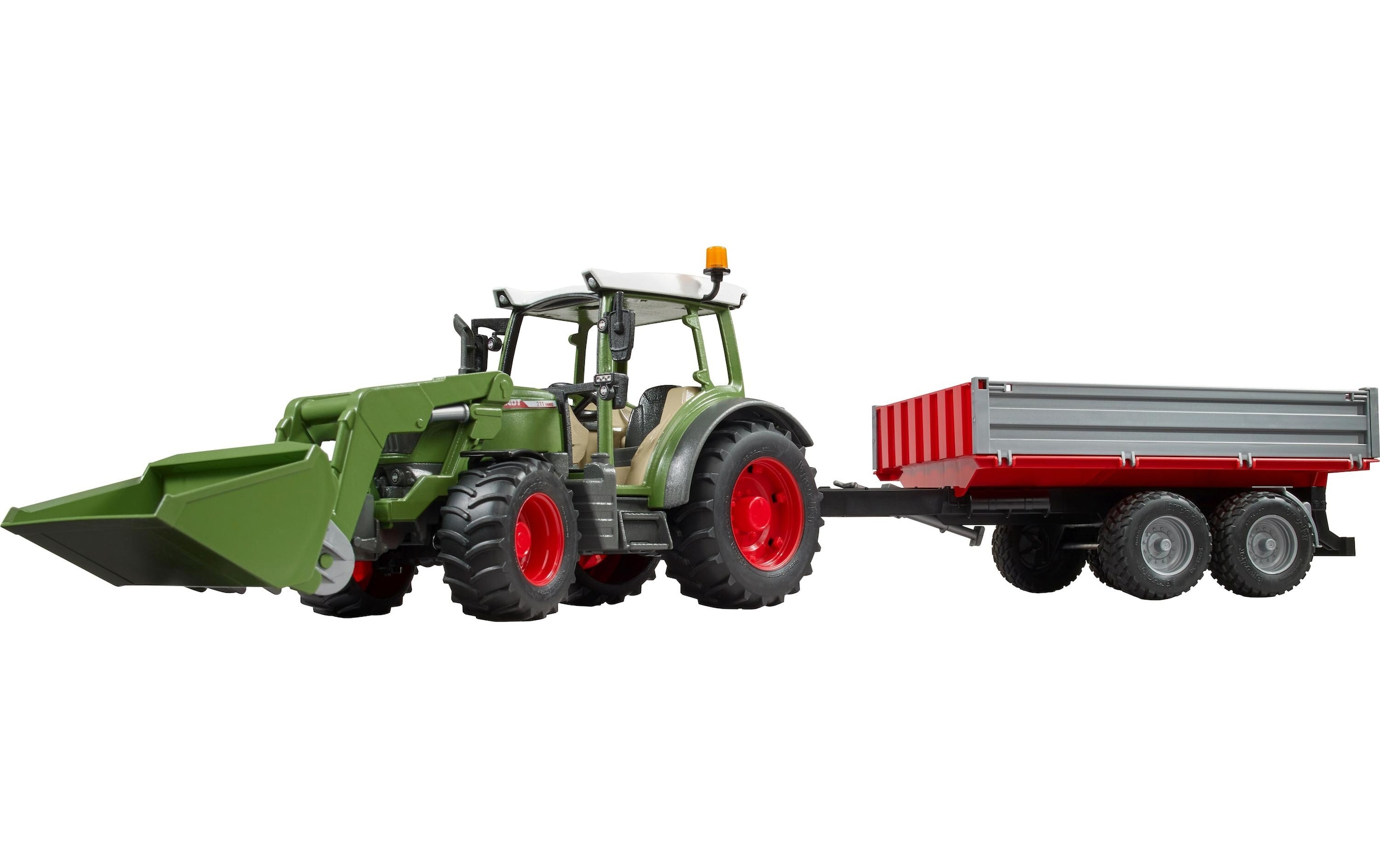 Bruder® Spielzeug-LKW »Track Builder Fendt Vario 211 mit Frontlader«