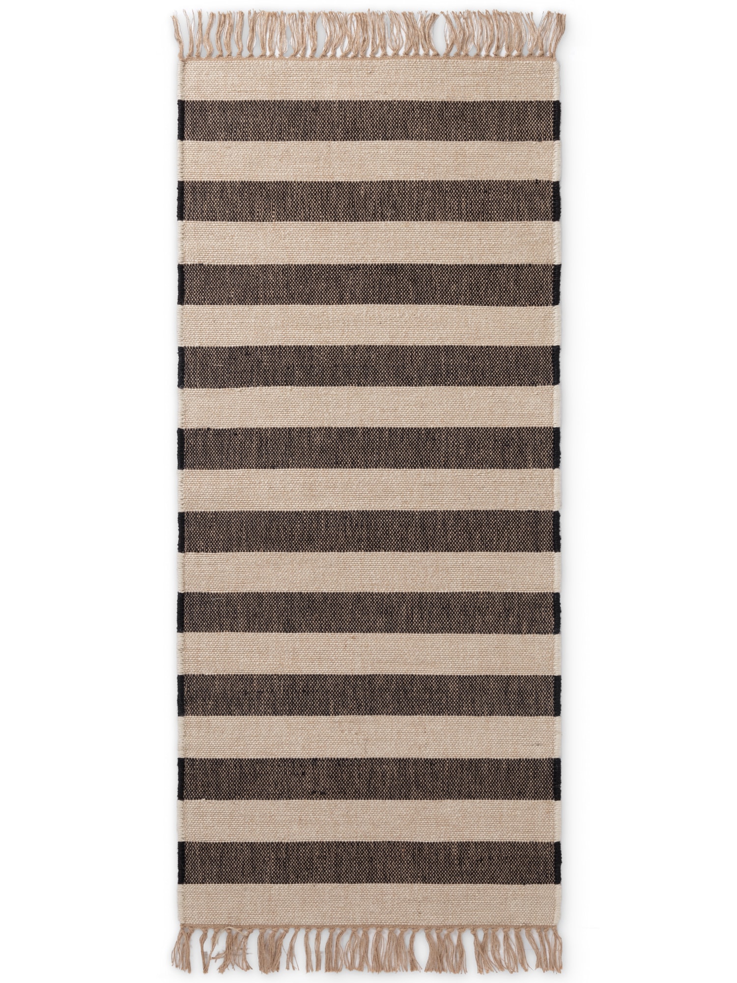 HANSE Home Teppich »Playa« rechteckig 6 mm Höhe Jute, Handgemacht, Naturteppich, Wohnzimmer, Läufer, Fransen