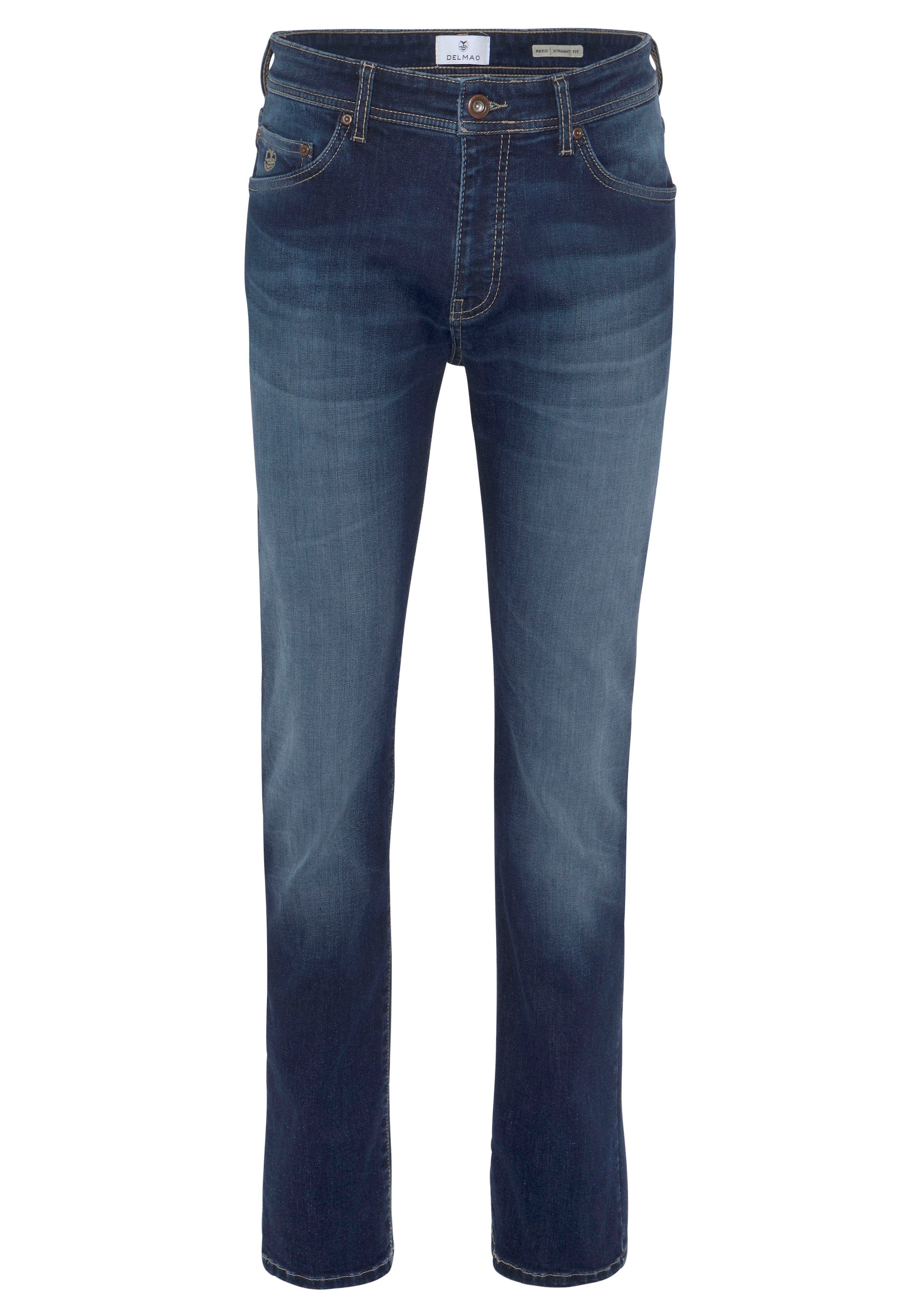 DELMAO Stretch-Jeans »"Reed"«, mit schöner Innenverarbeitung - NEUE MARKE!