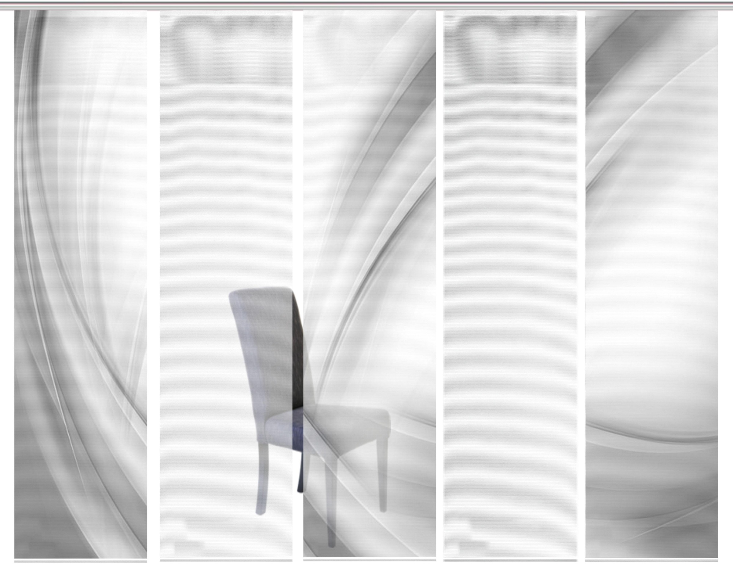 Image of Vision S Schiebegardine »5ER SET UNO«, (5 St.), HxB: 260x60, Schiebevorhang 5er Set Digitaldruck bei Ackermann Versand Schweiz