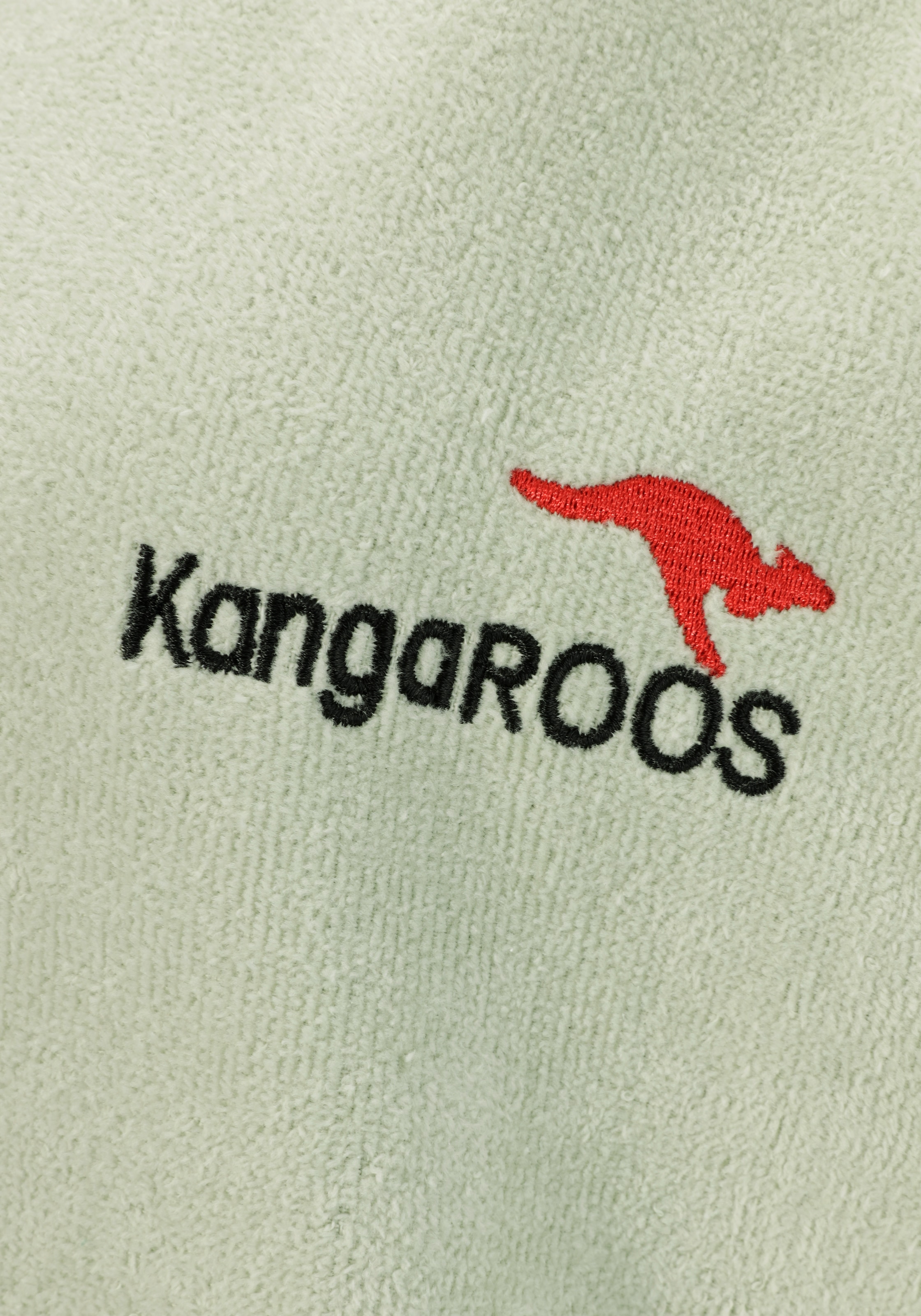 KangaROOS Poncho de bain »Summer, ideal für Sauna, Spa & im Urlaub, Damen & Herren« 1 cuis Surfponcho, mit Bauchtasche, 100% Baumwolle, Frottee