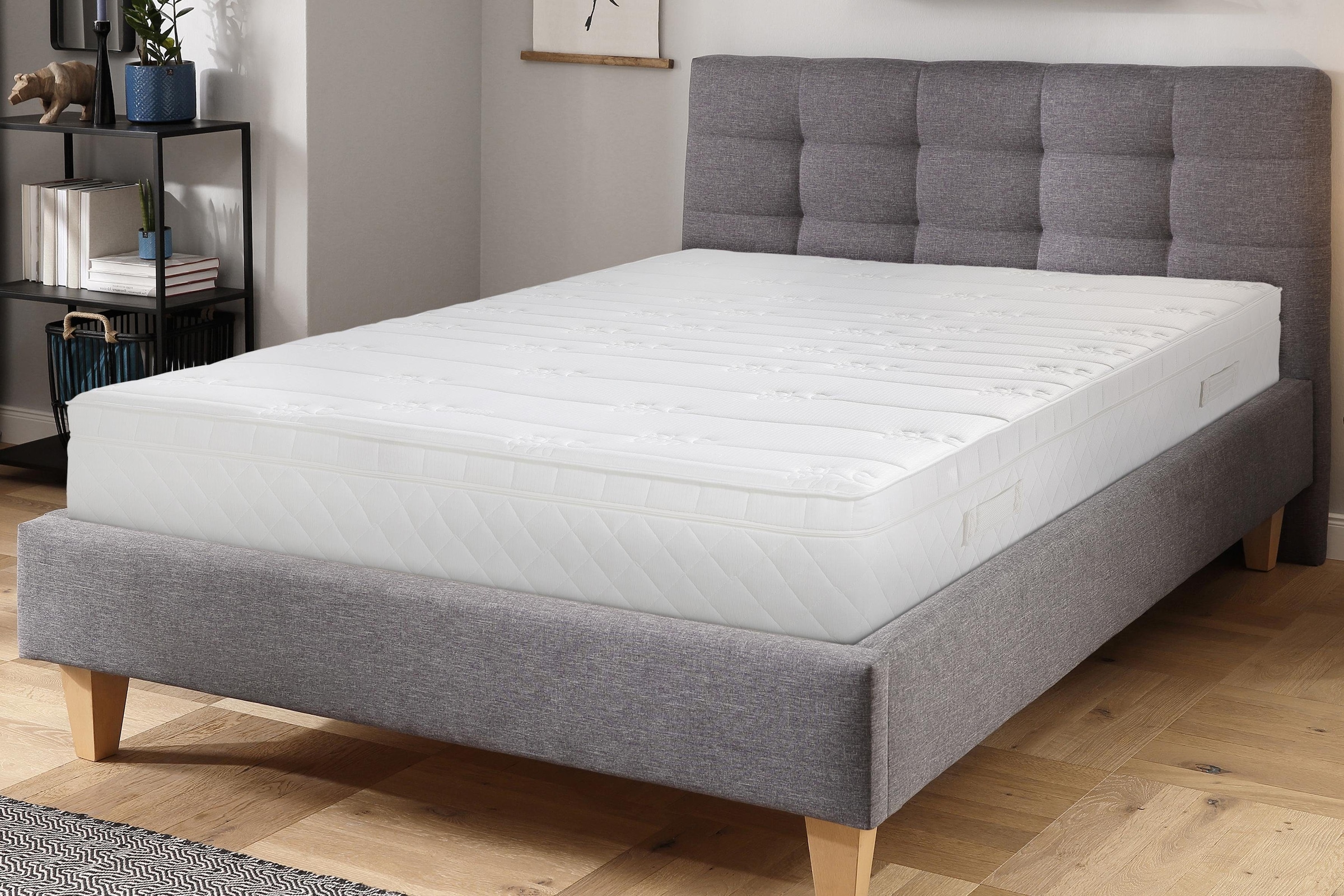 Malie Boxspringmatratze »Betti Matratze 90x200 cm, 140x200 cm & weitere Grössen«, 25 cm hoch, 448 Federn, (1 St.), Matratze H2, H3